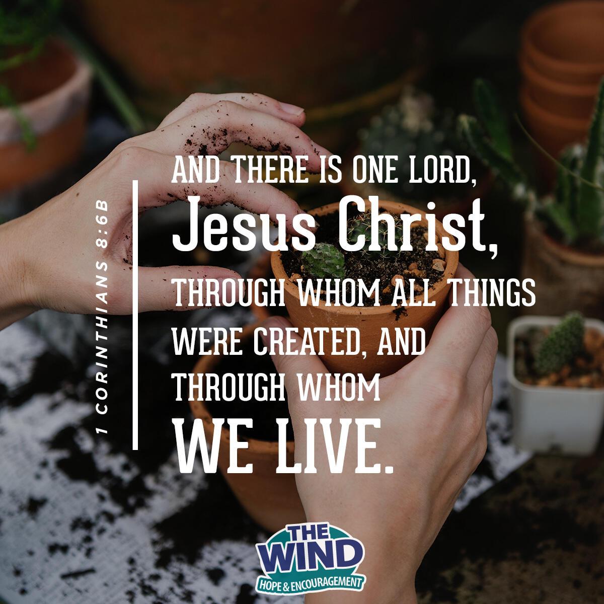 1 Corinthians 8:6b