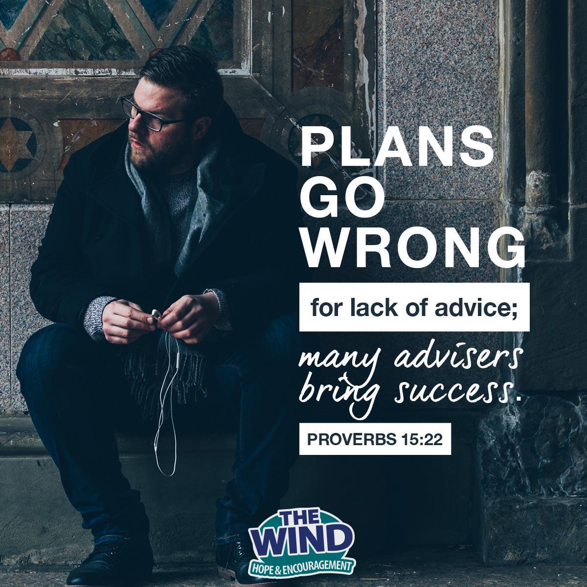 Proverbs 15:22