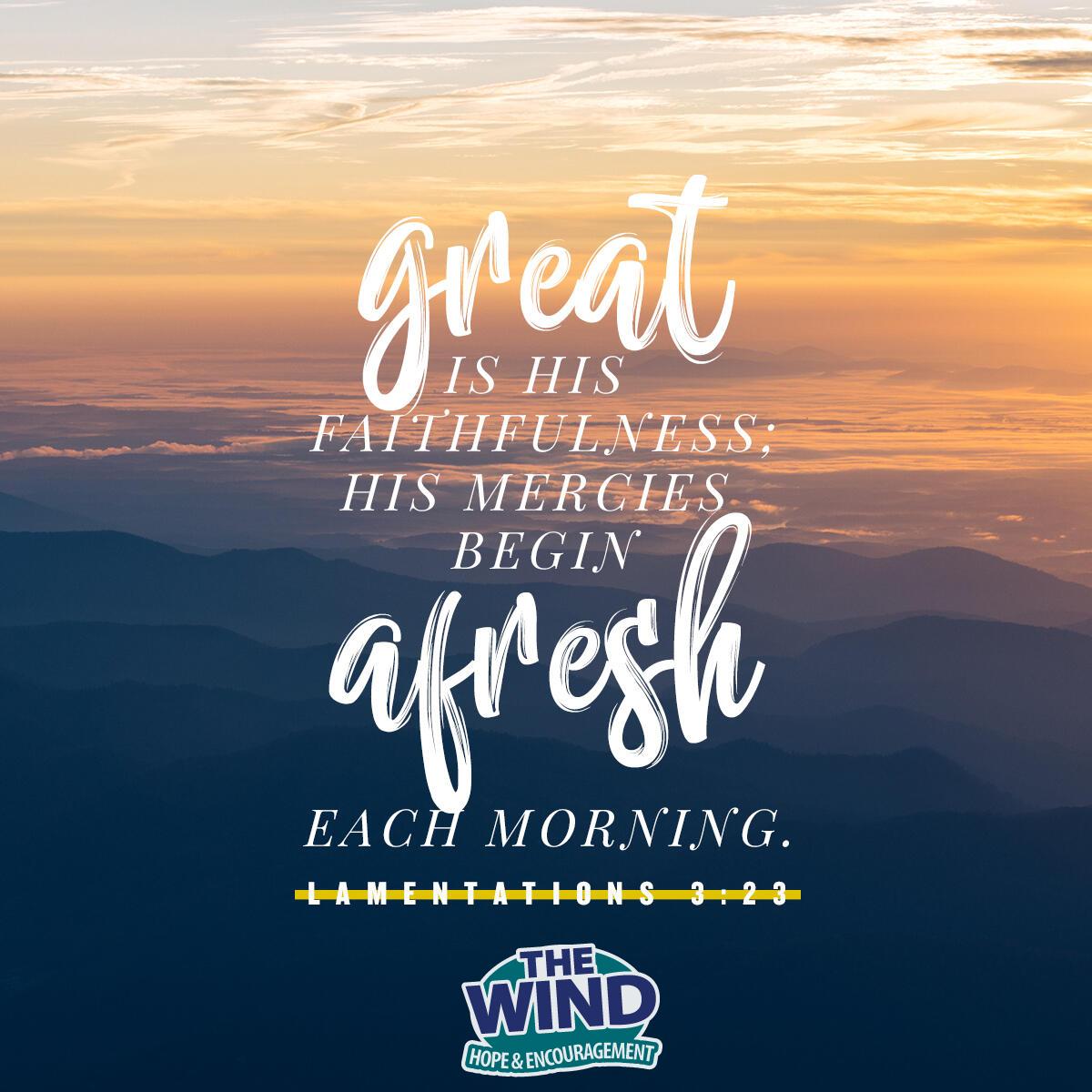 Lamentations 3:23