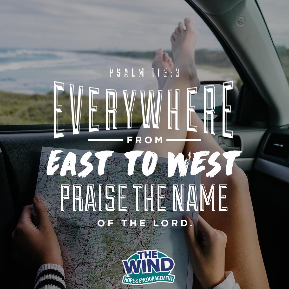 Psalm 113:3