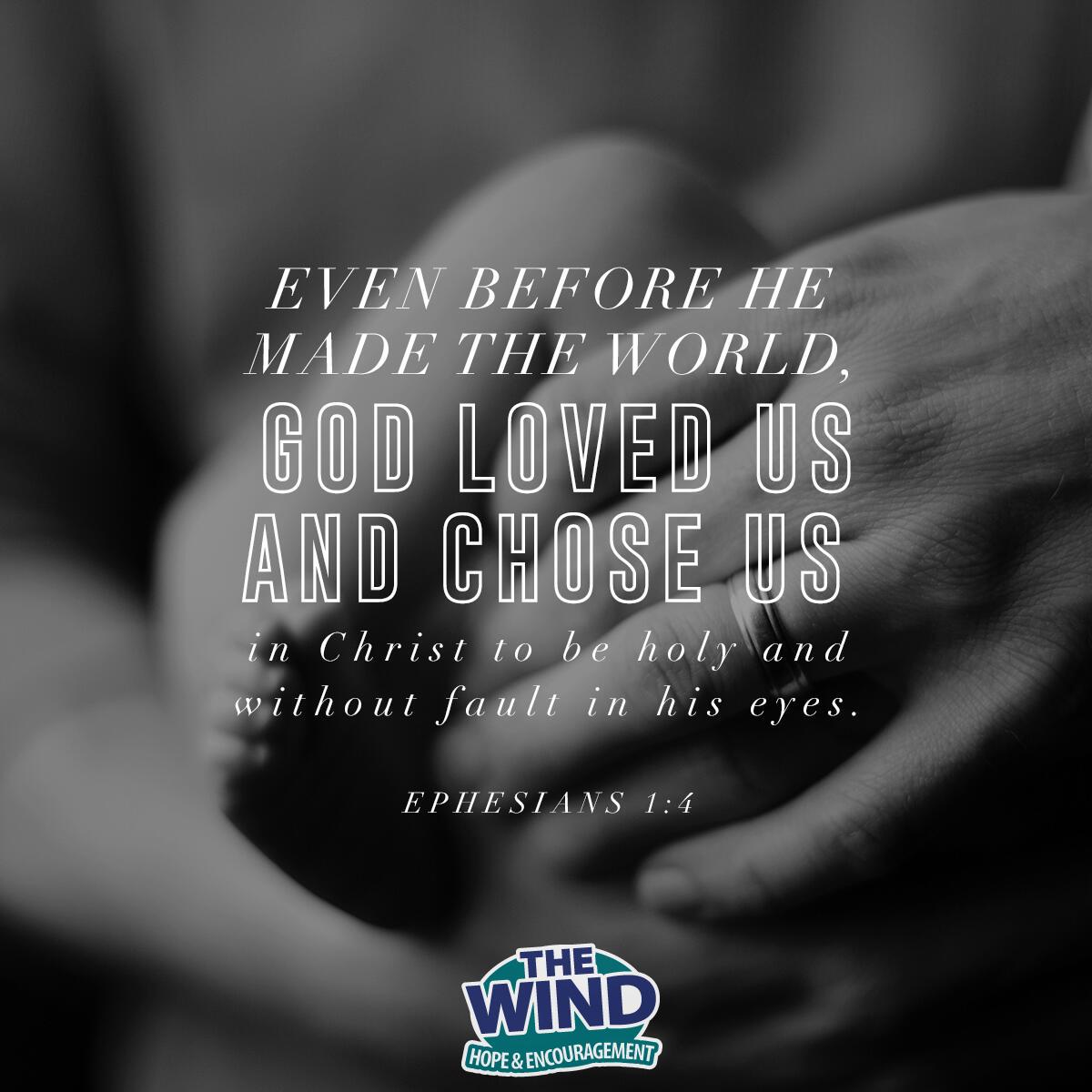 Ephesians 1:4 - Verse of the Day
