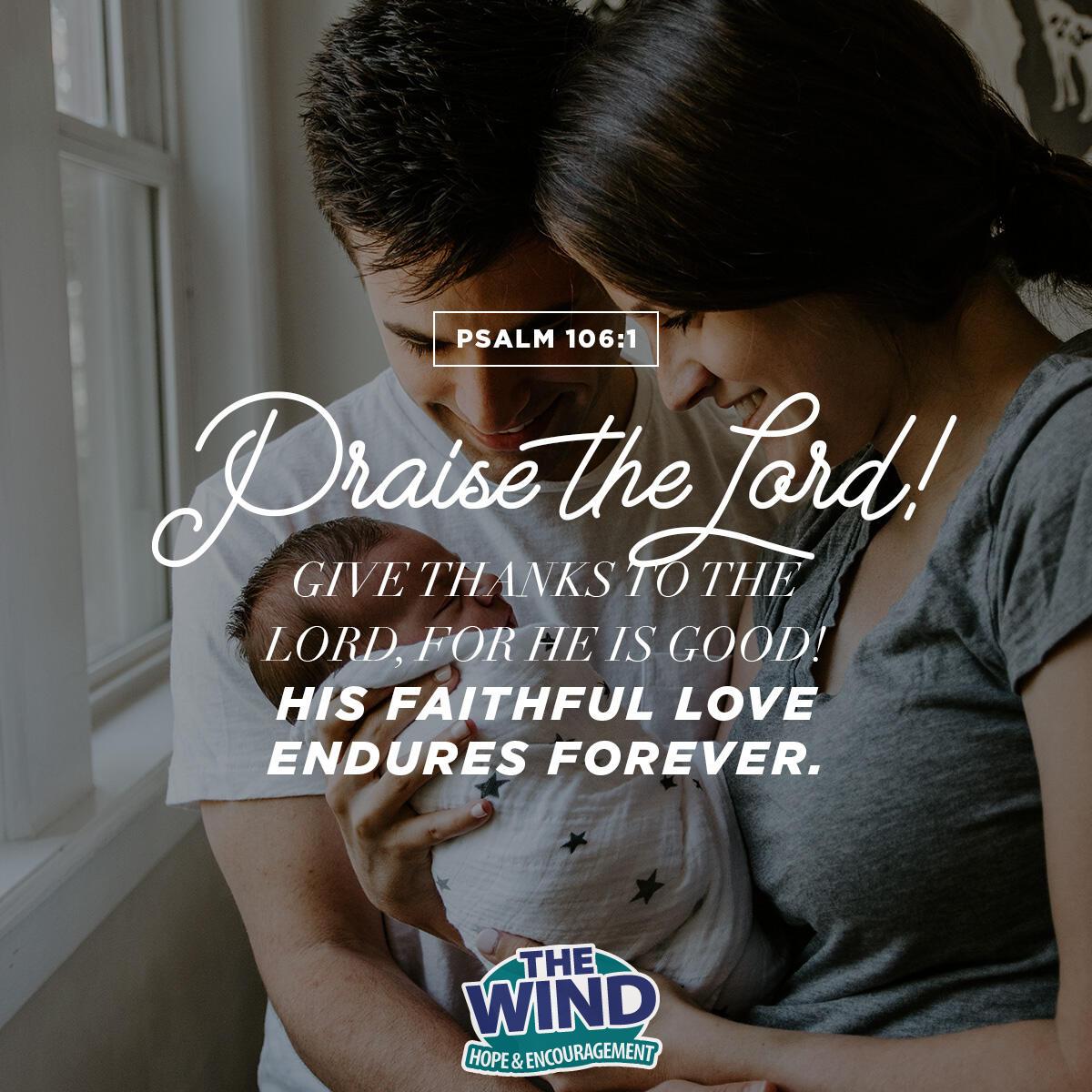 Psalm 106:1 - Verse of the Day