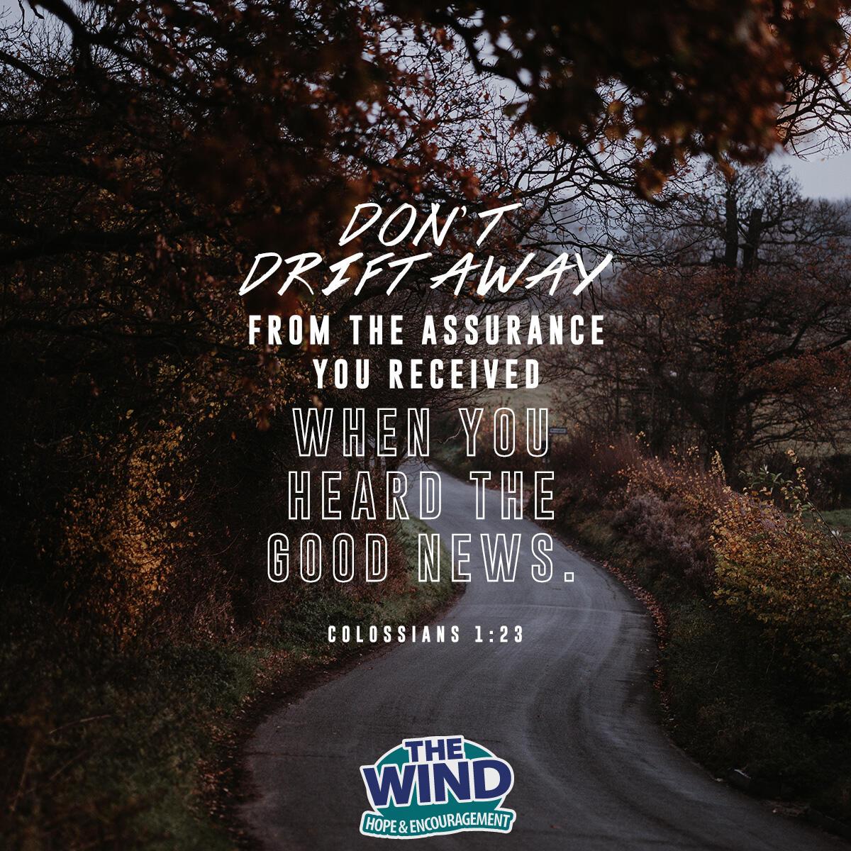 Colossians 1:23 - Verse of the Day