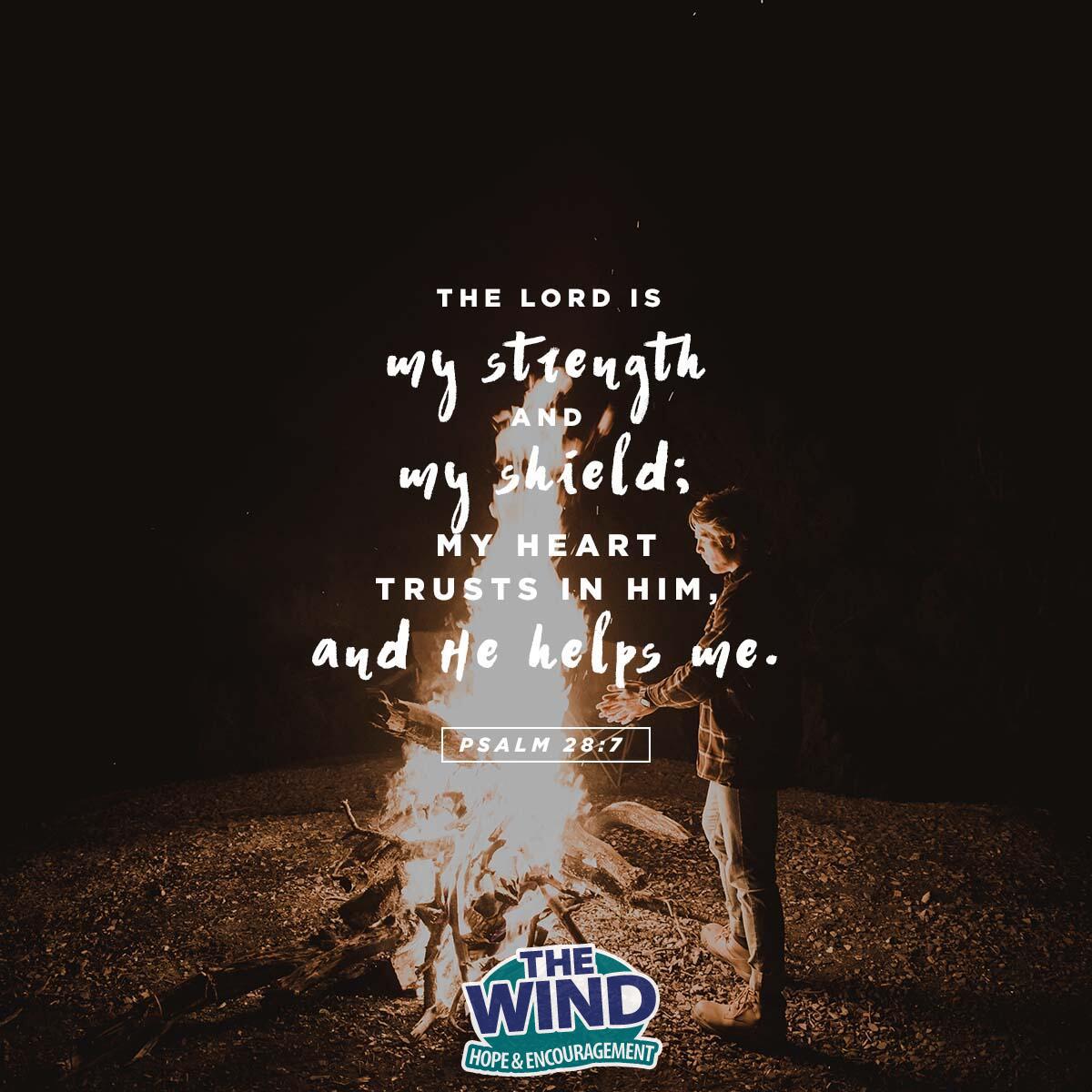 Psalm 28:7 - Verse of the Day