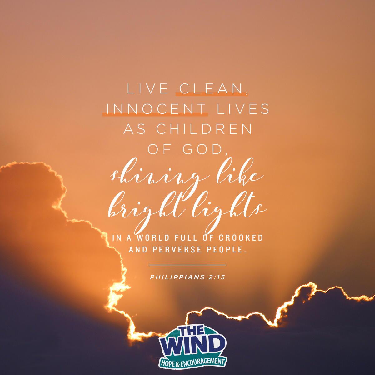 Philippians 2:15 - Verse of the Day