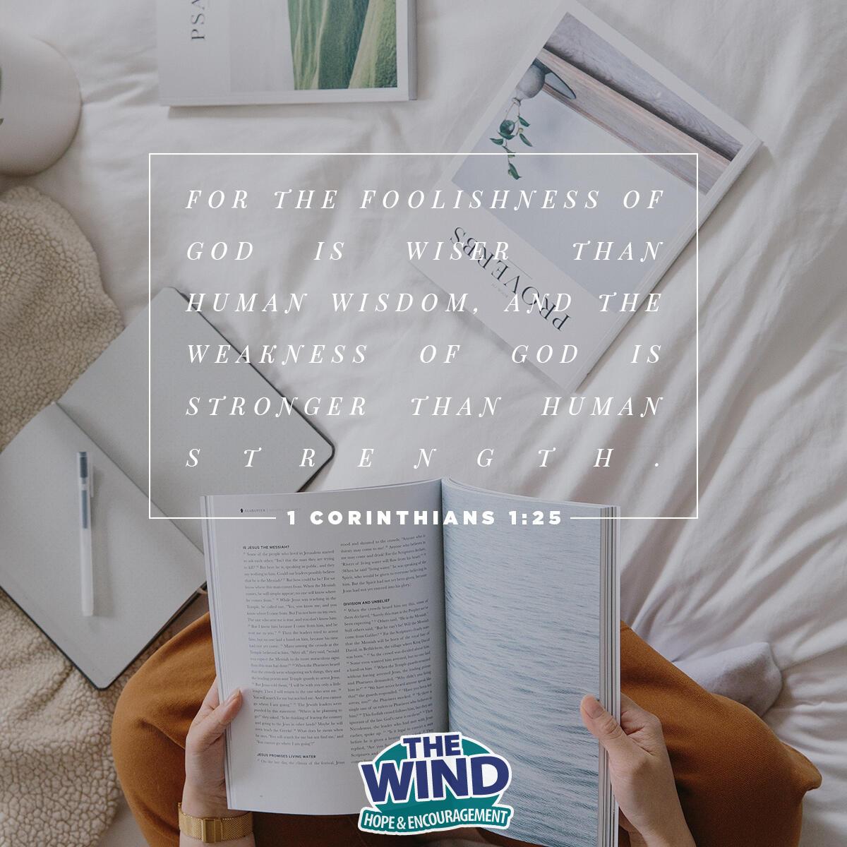 1 Corinthians 1:25 - Verse of the Day