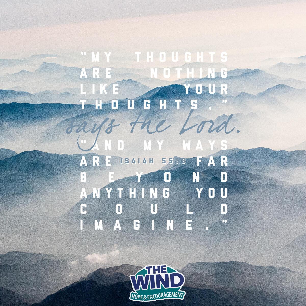 Isaiah 55:8 - Verse of the Day