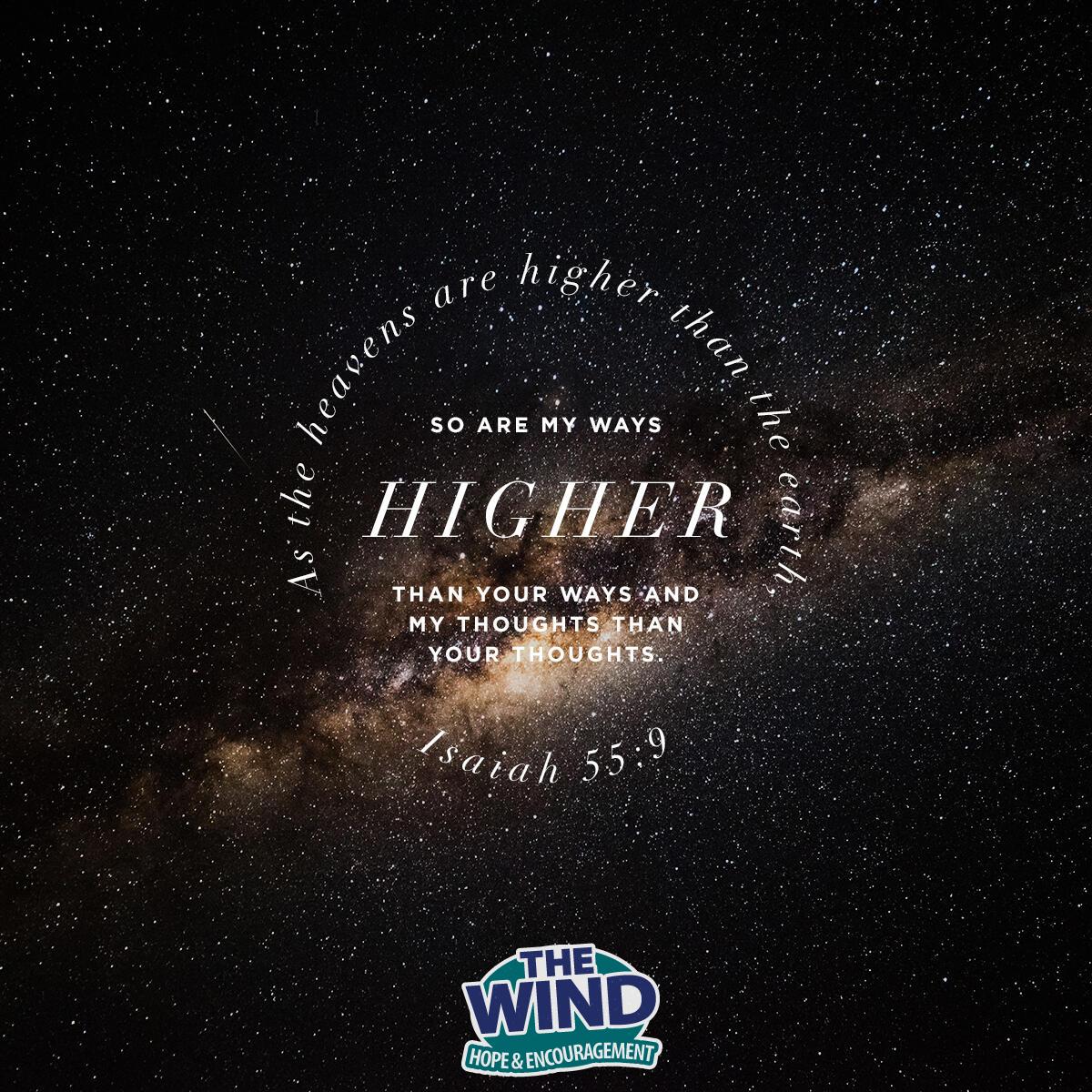 Isaiah 55:9 - Verse of the Day