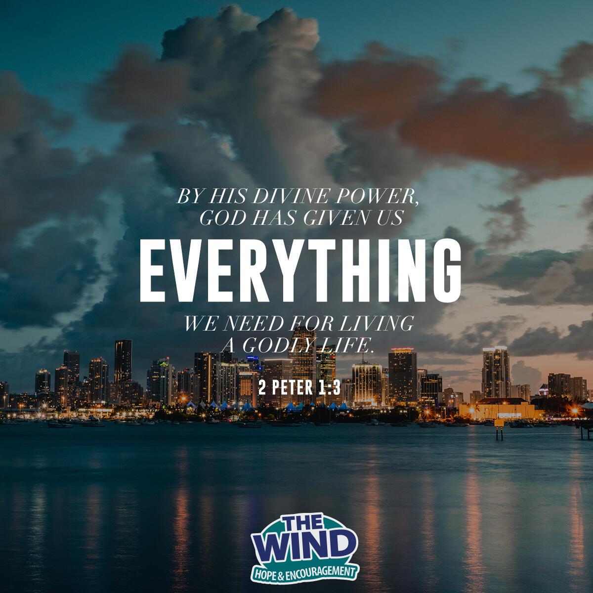 2 Peter 1:3 - Verse of the Day