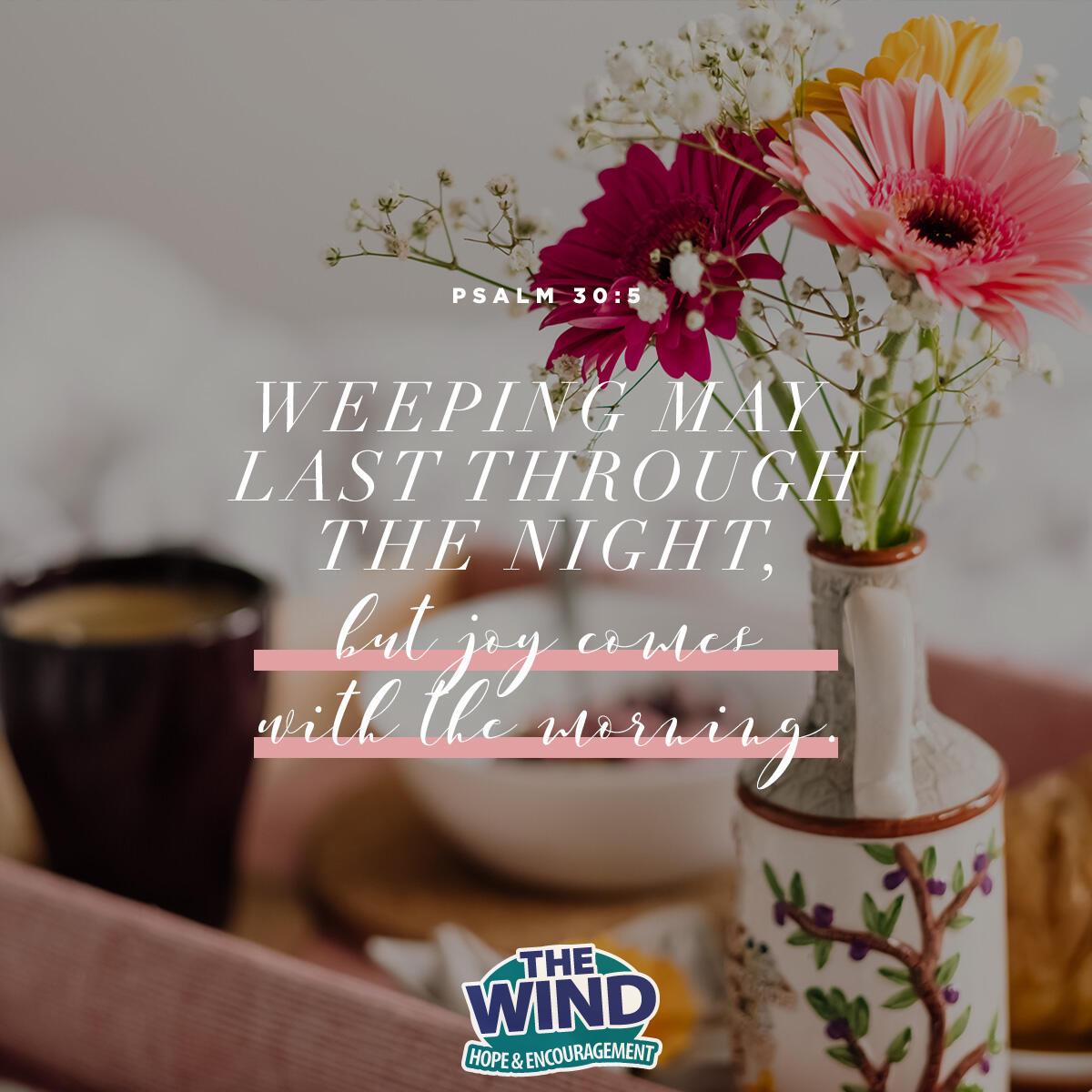 Psalm 30:5 - Verse of the Day