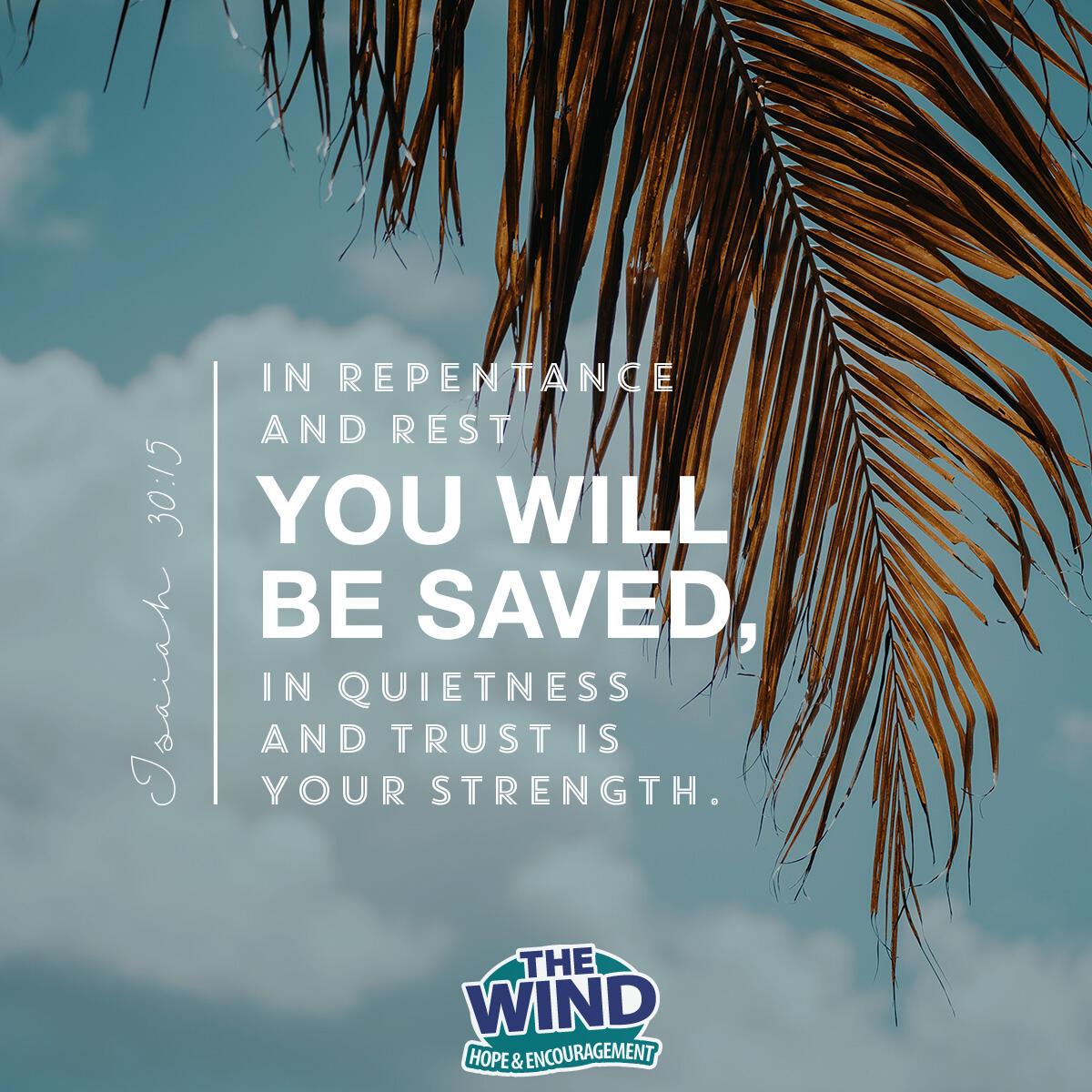 Isaiah 30:15 - Verse of the Day