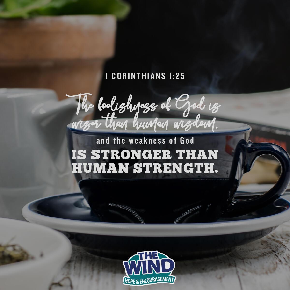 1 Corinthians 1:25 - Verse of the Day