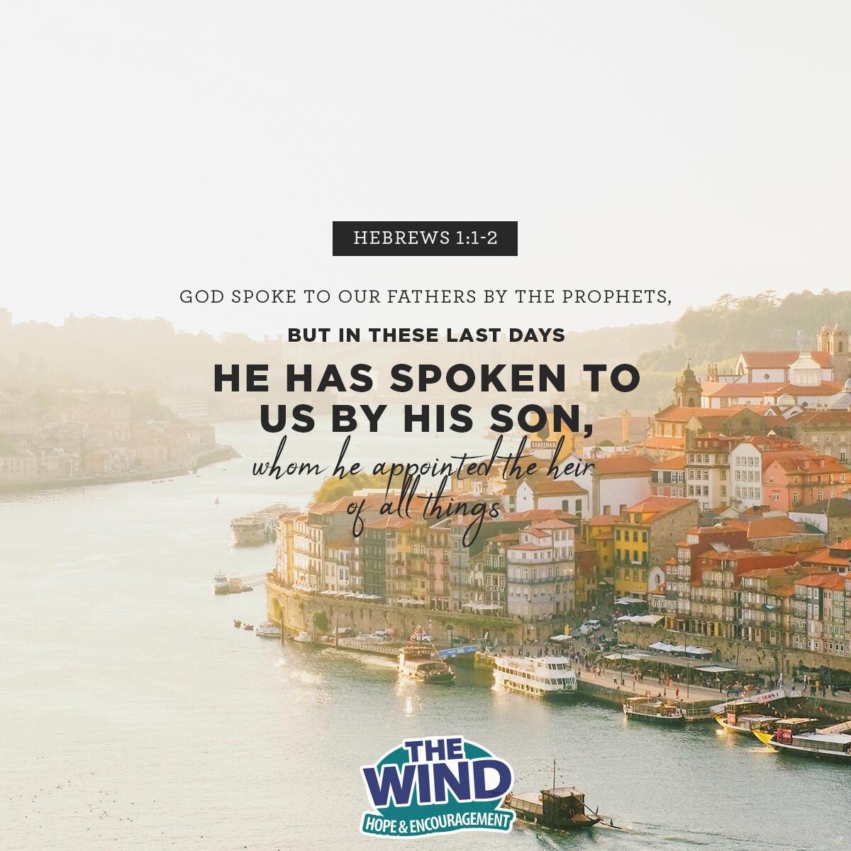 Hebrews 1:1-2 - Verse of the Day