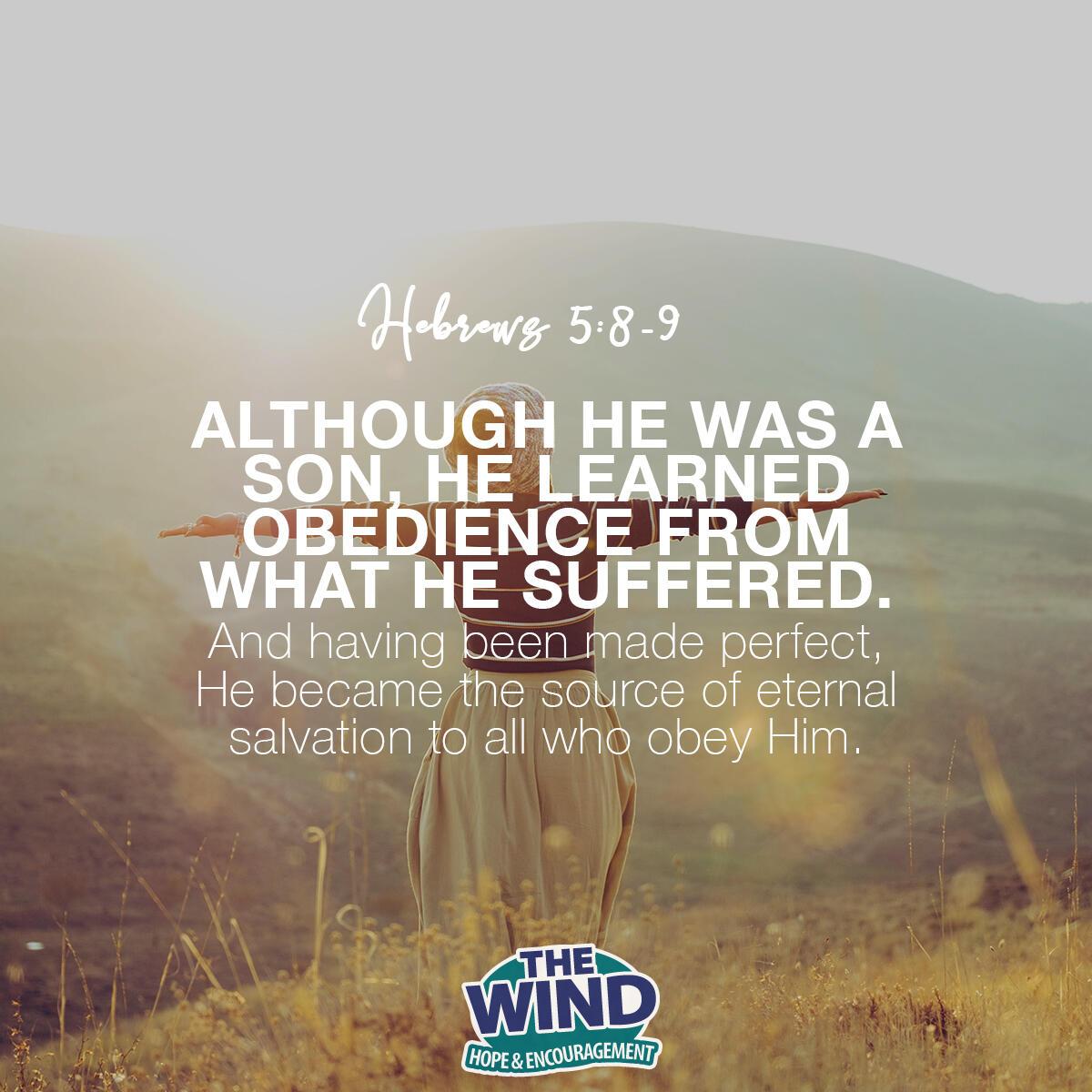 Hebrews 5:8-9 - Verse of the Day