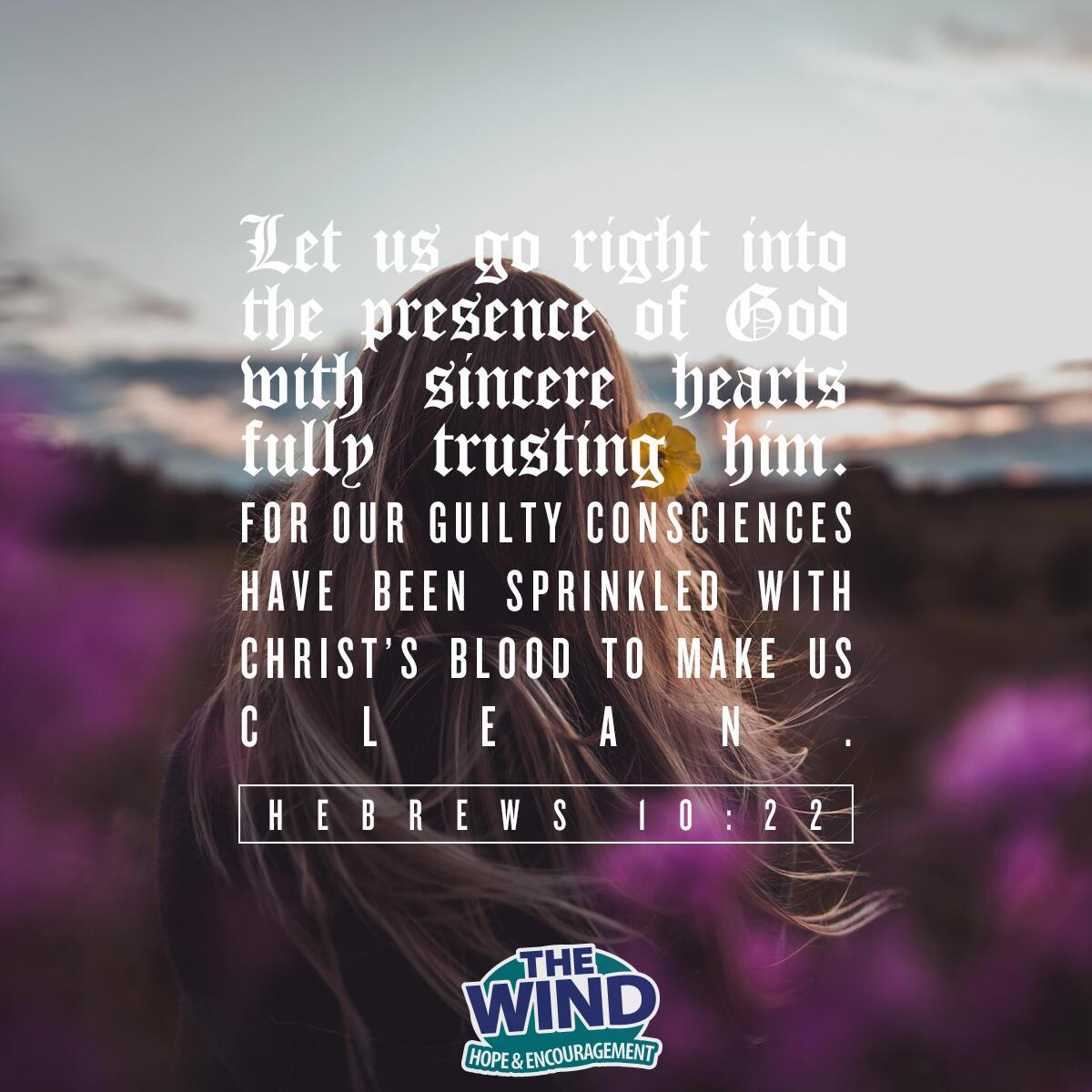 Hebrews 10:22 - Verse of the Day