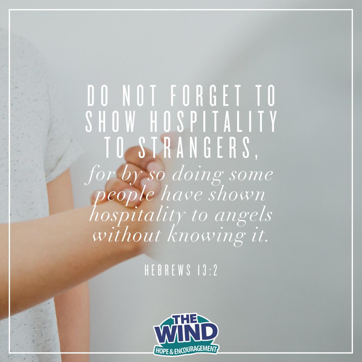 Hebrews 13:2 - Verse of the Day