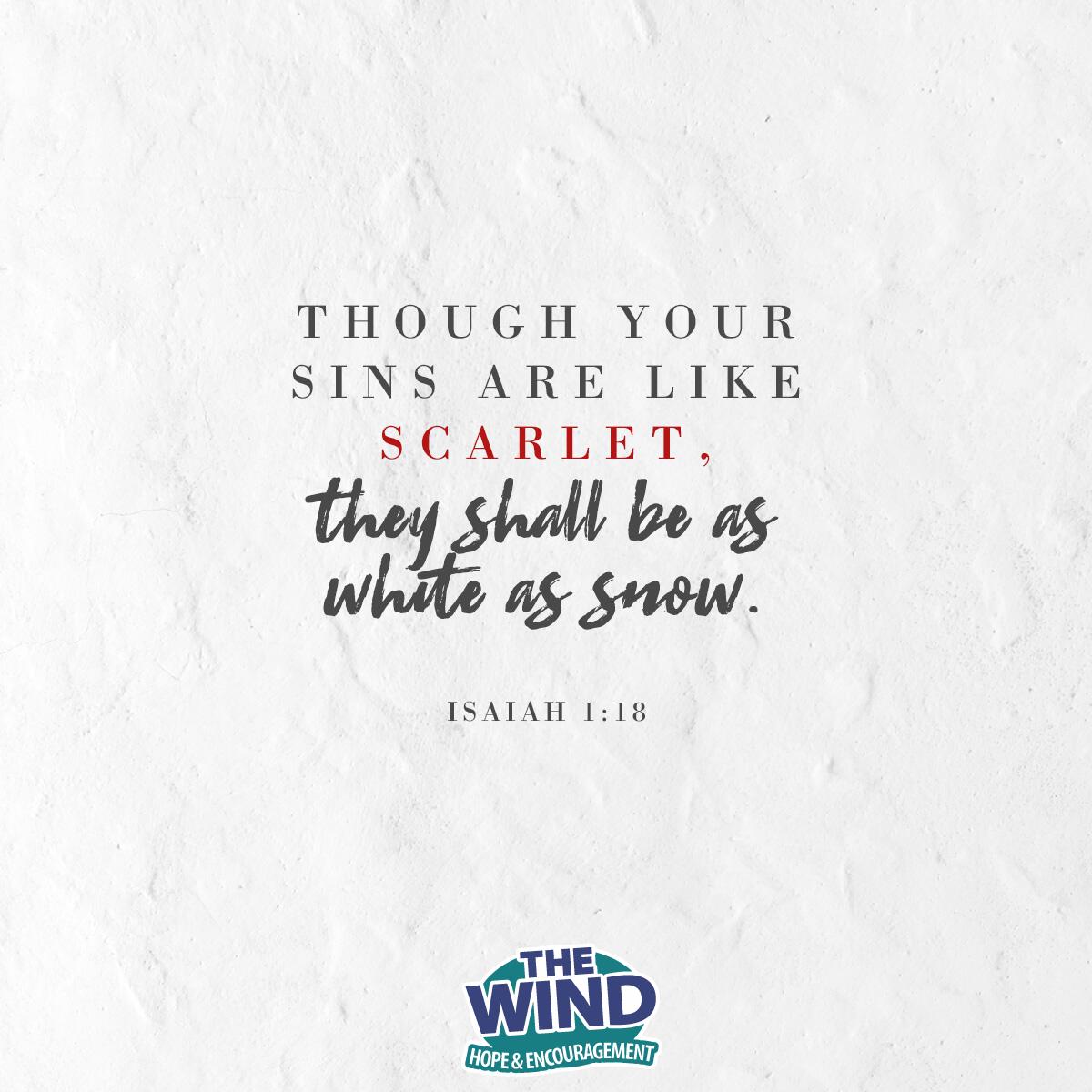 Isaiah 1:18 - Verse of the Day