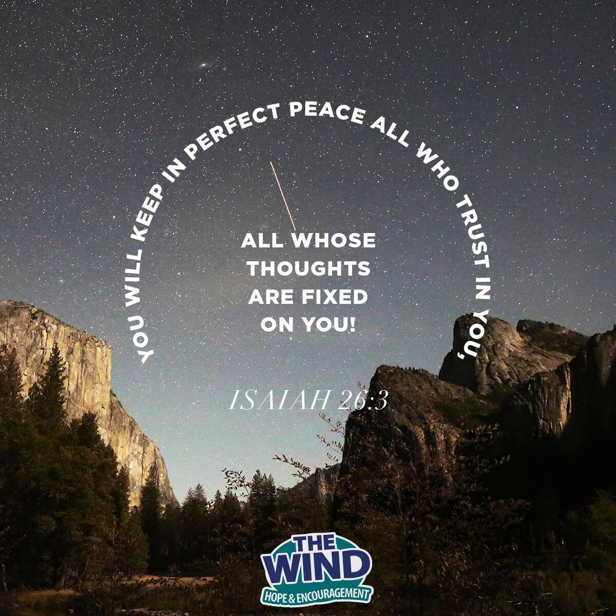 Isaiah 26:3 - Verse of the Day