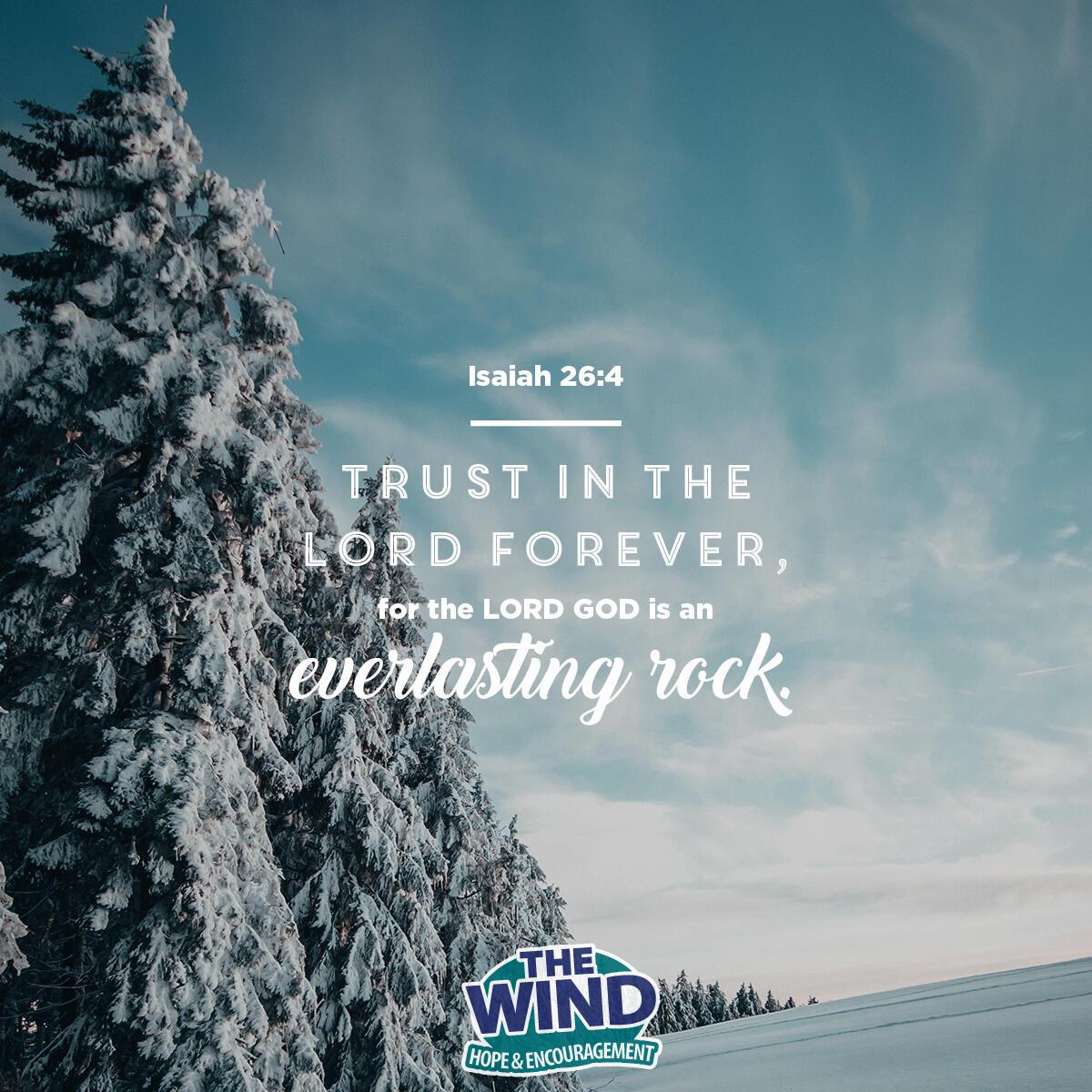 Isaiah 26:4 - Verse of the Day