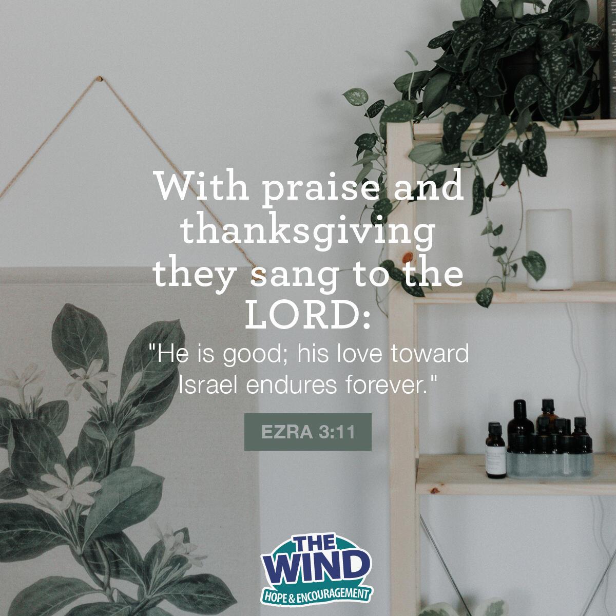 Ezra 3:11 - Verse of the Day