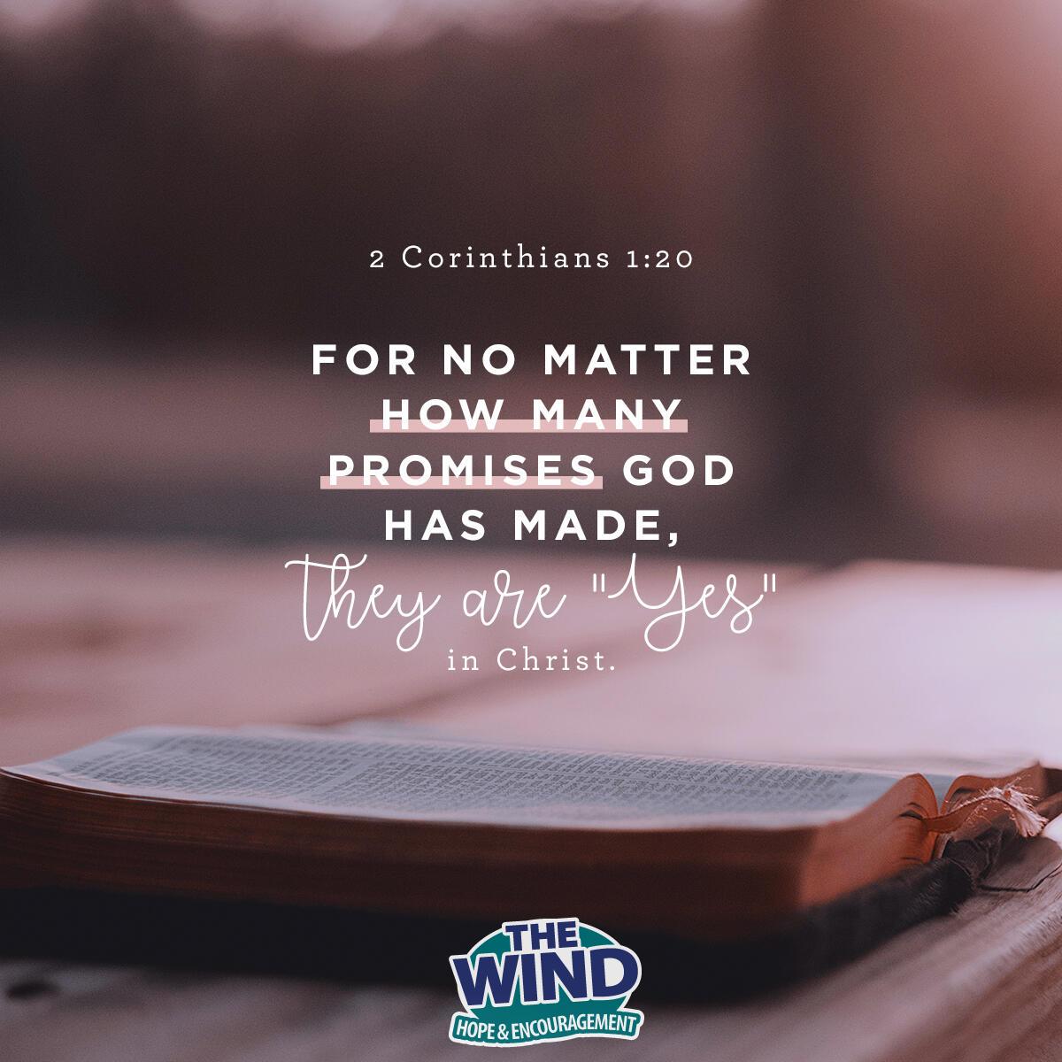 2 Corinthians 1:20 - Verse of the Day