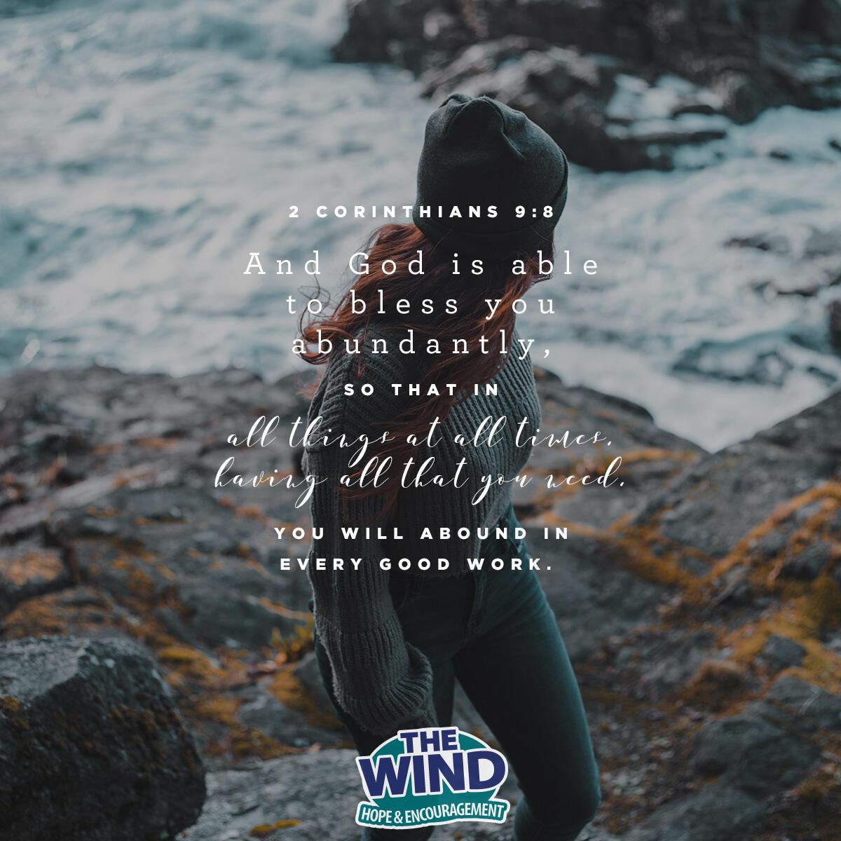 2 Corinthians 9:8 - Verse of the Day