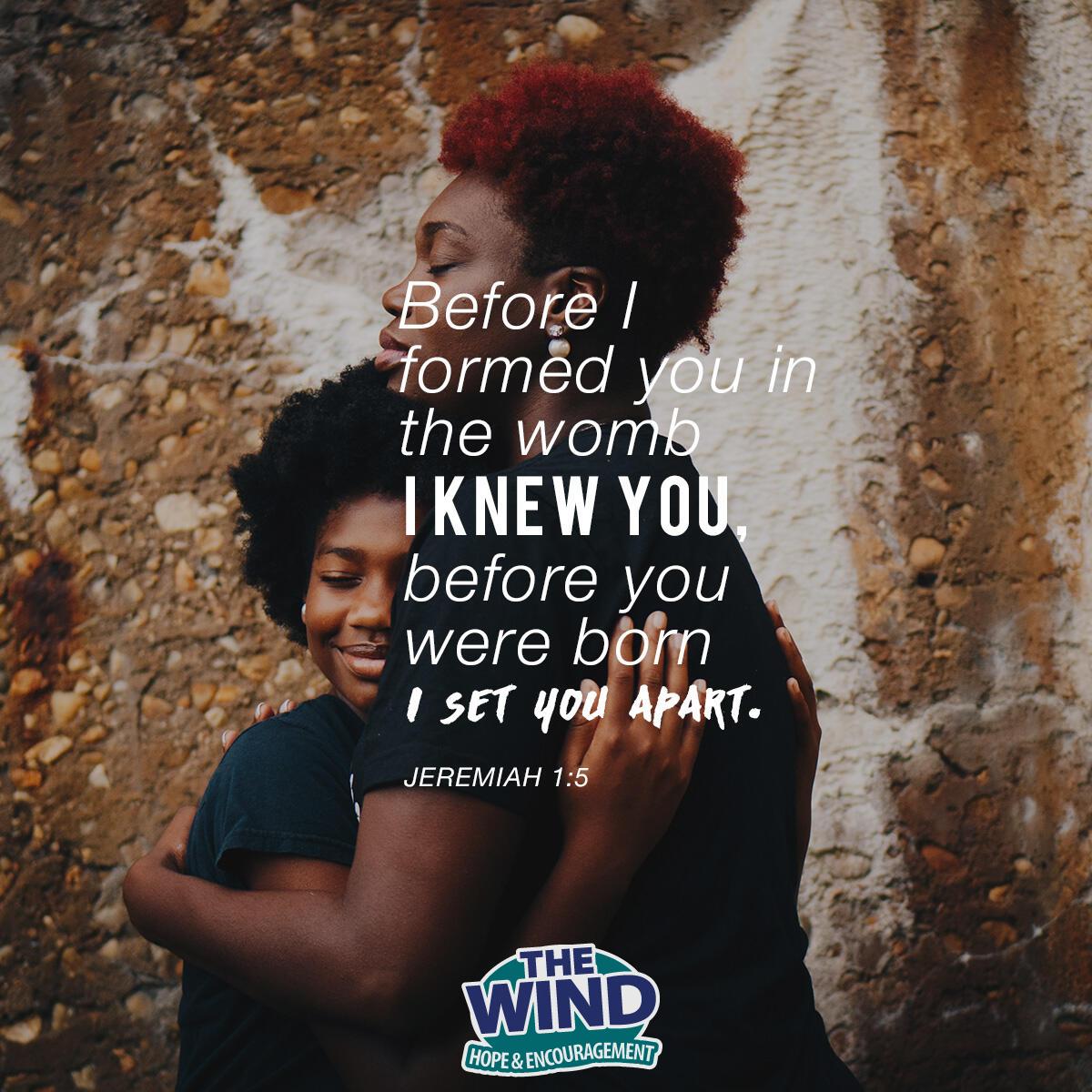 Jeremiah 1:5 - Verse of the Day