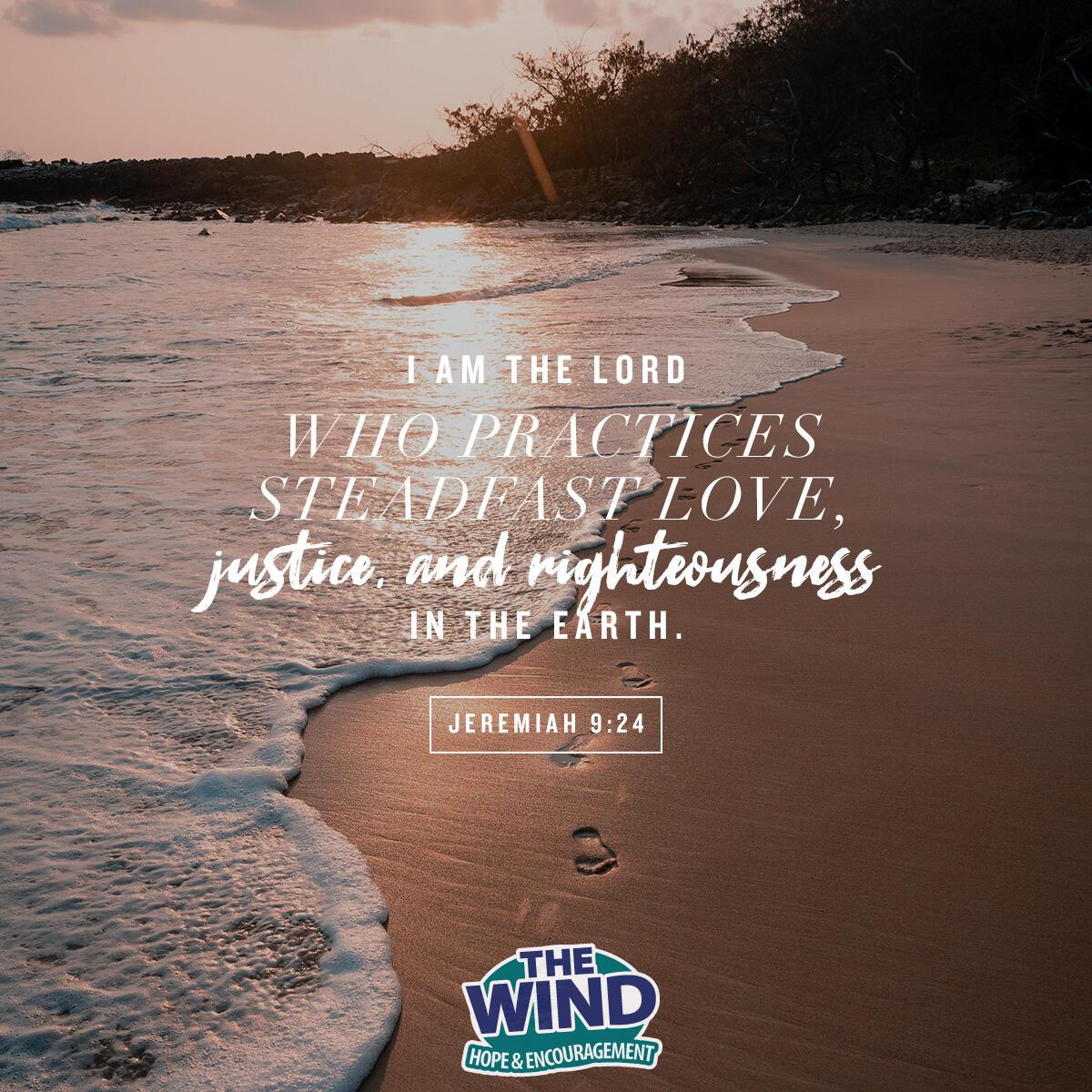 Jeremiah 9:24 - Verse of the Day