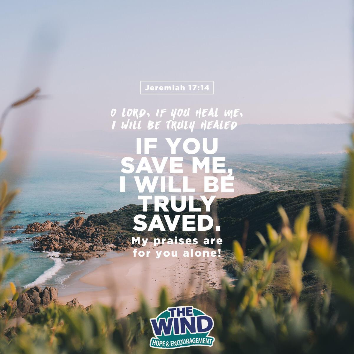 Jeremiah 17:14 - Verse of the Day