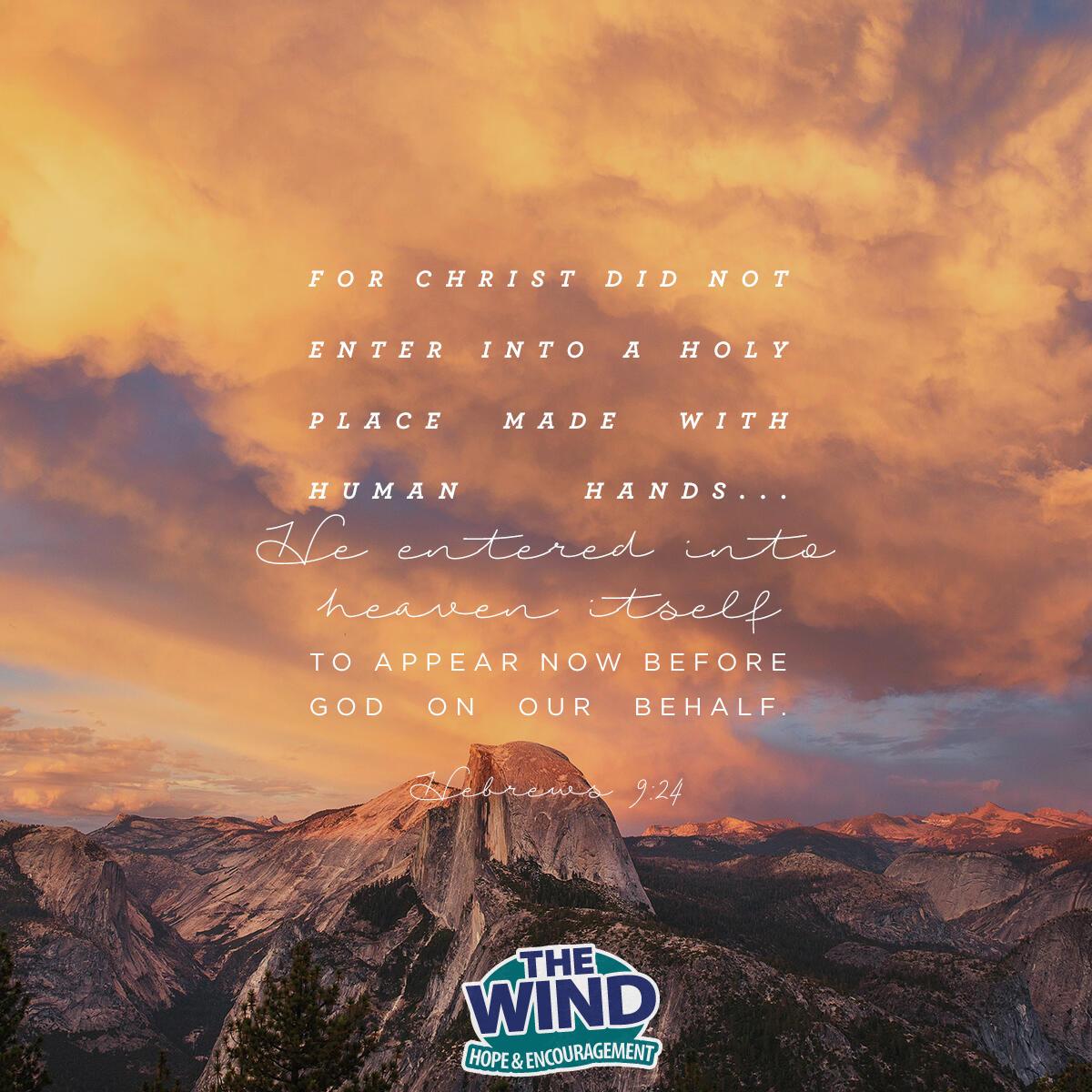 Hebrews 9:24 - Verse of the Day