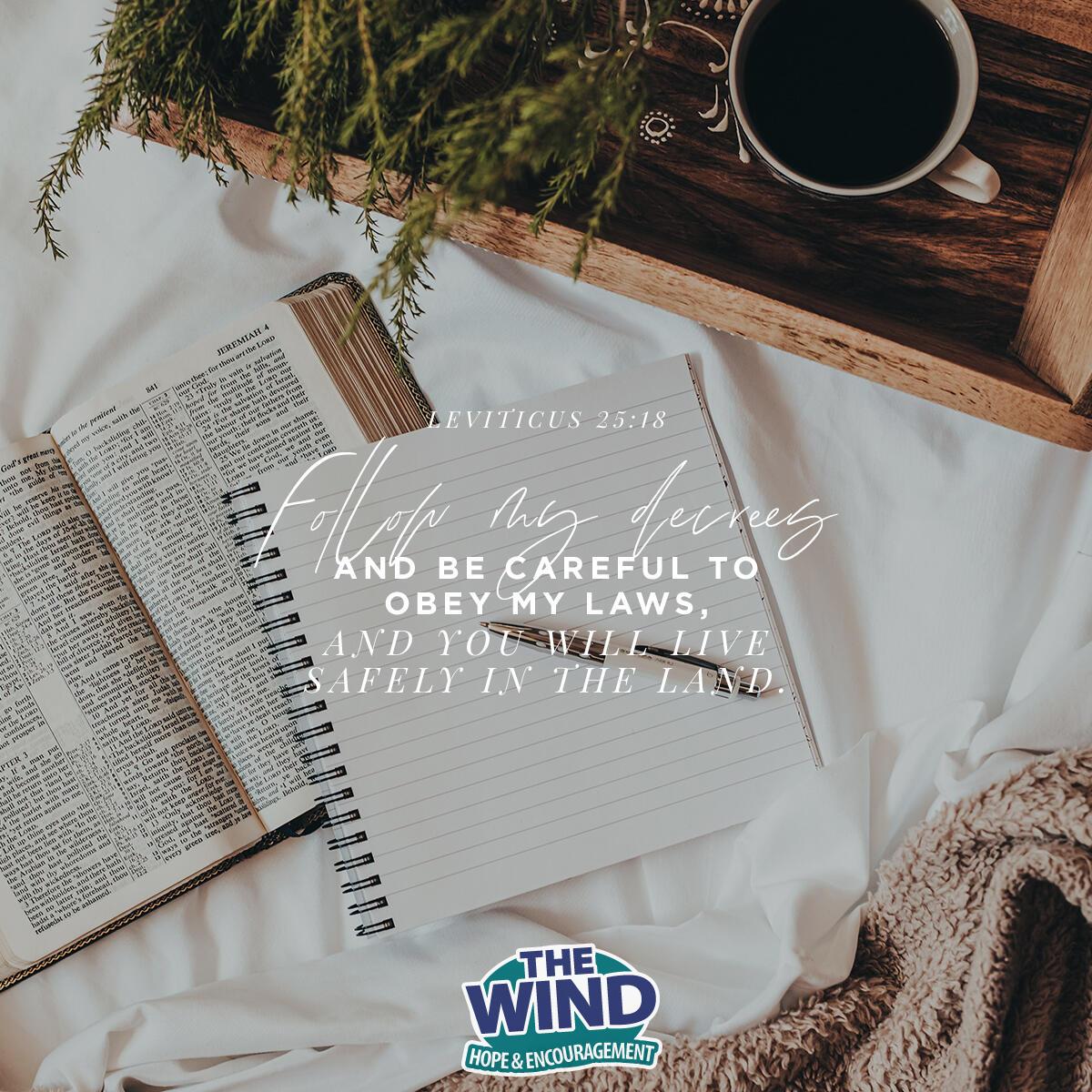 Leviticus 25:18 - Verse of the Day
