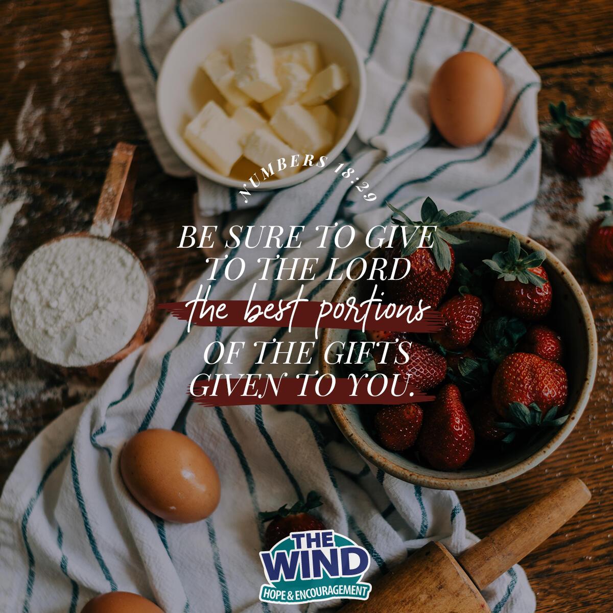 Numbers 18:29 - Verse of the Day