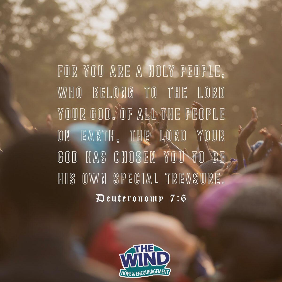 Deuteronomy 7:6 - Verse of the Day