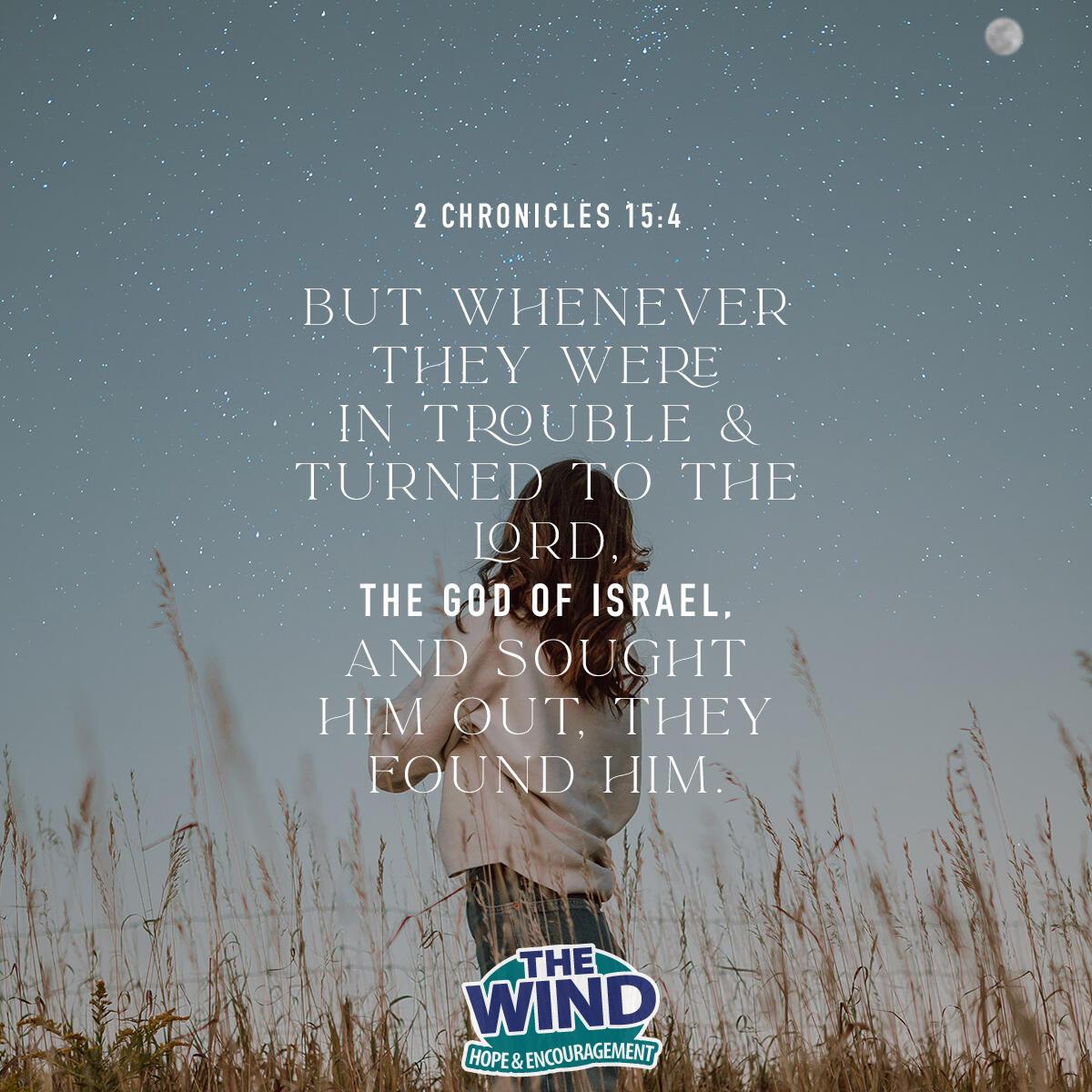 2 Chronicles 15:4 - Verse of the Day