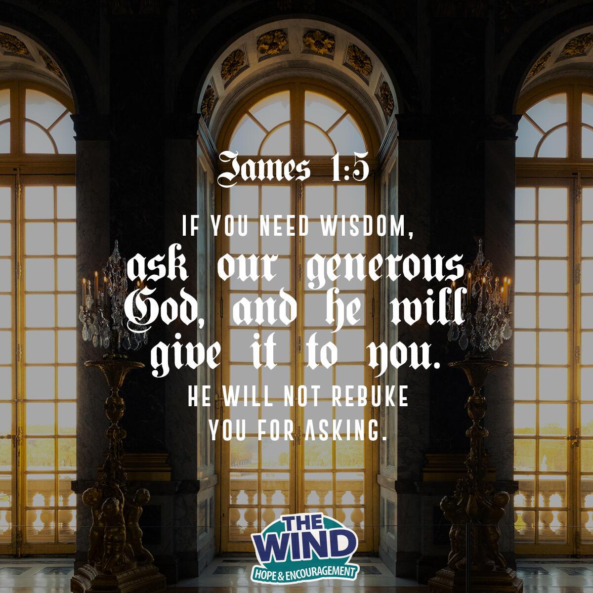 James 1:5 - Verse of the Day