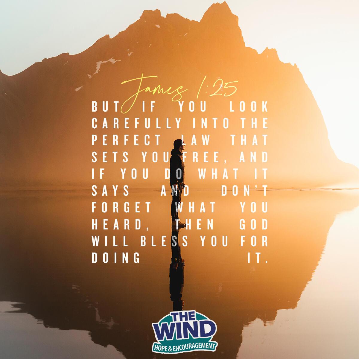 James 1:25 - Verse of the Day
