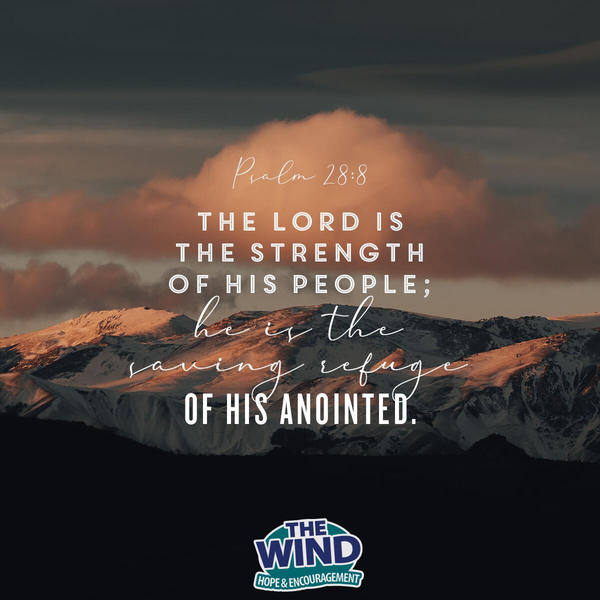 Psalm 28:8 - Verse of the Day