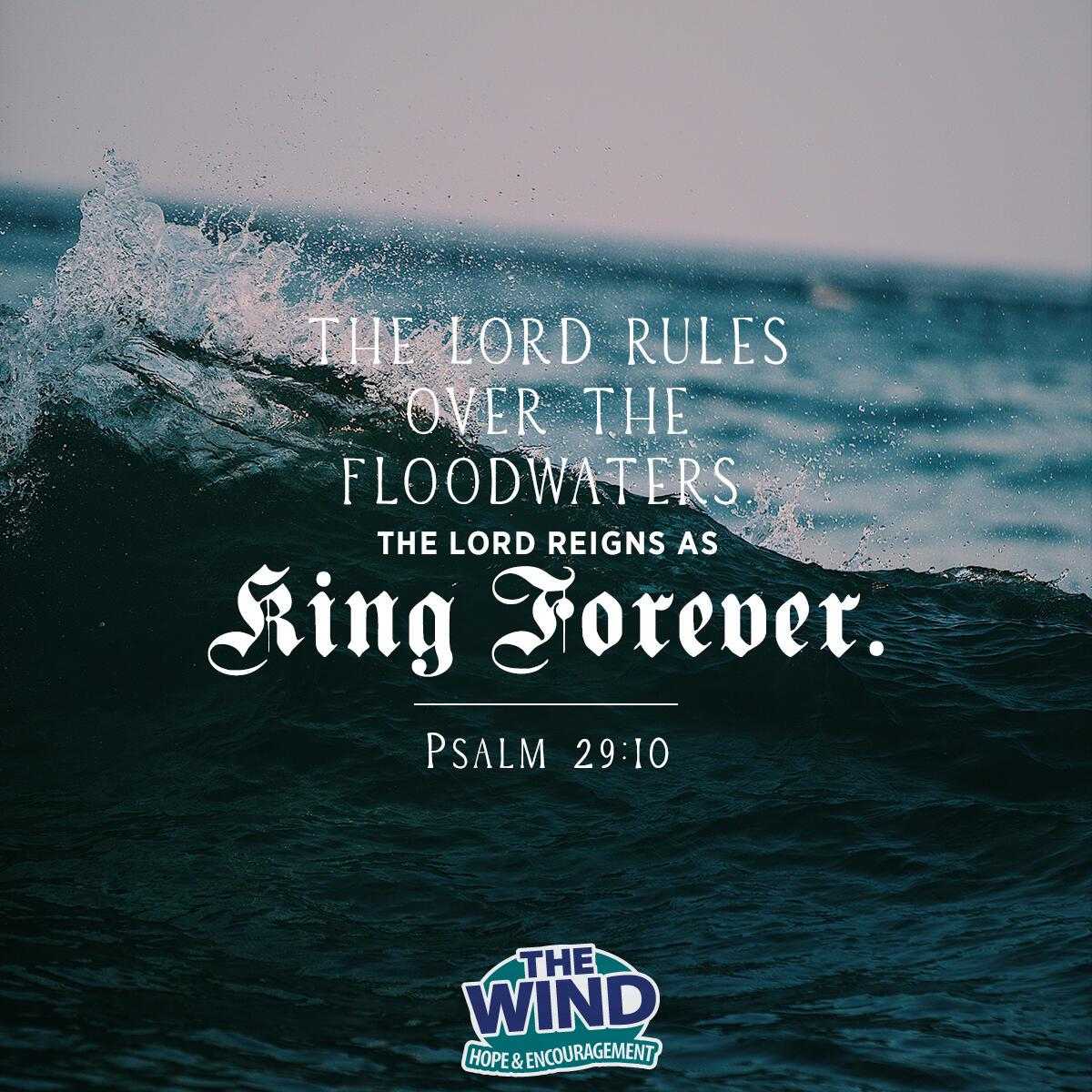 Psalm 29:10 - Verse of the Day