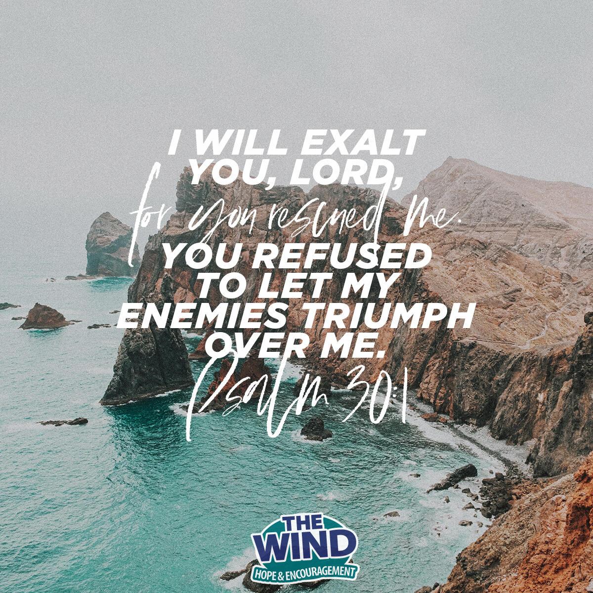 Psalm 30:1 - Verse of the Day