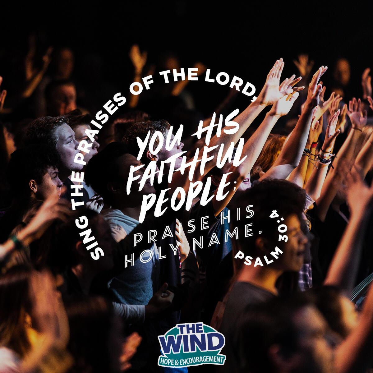 Psalm 30:4 - Verse of the Day