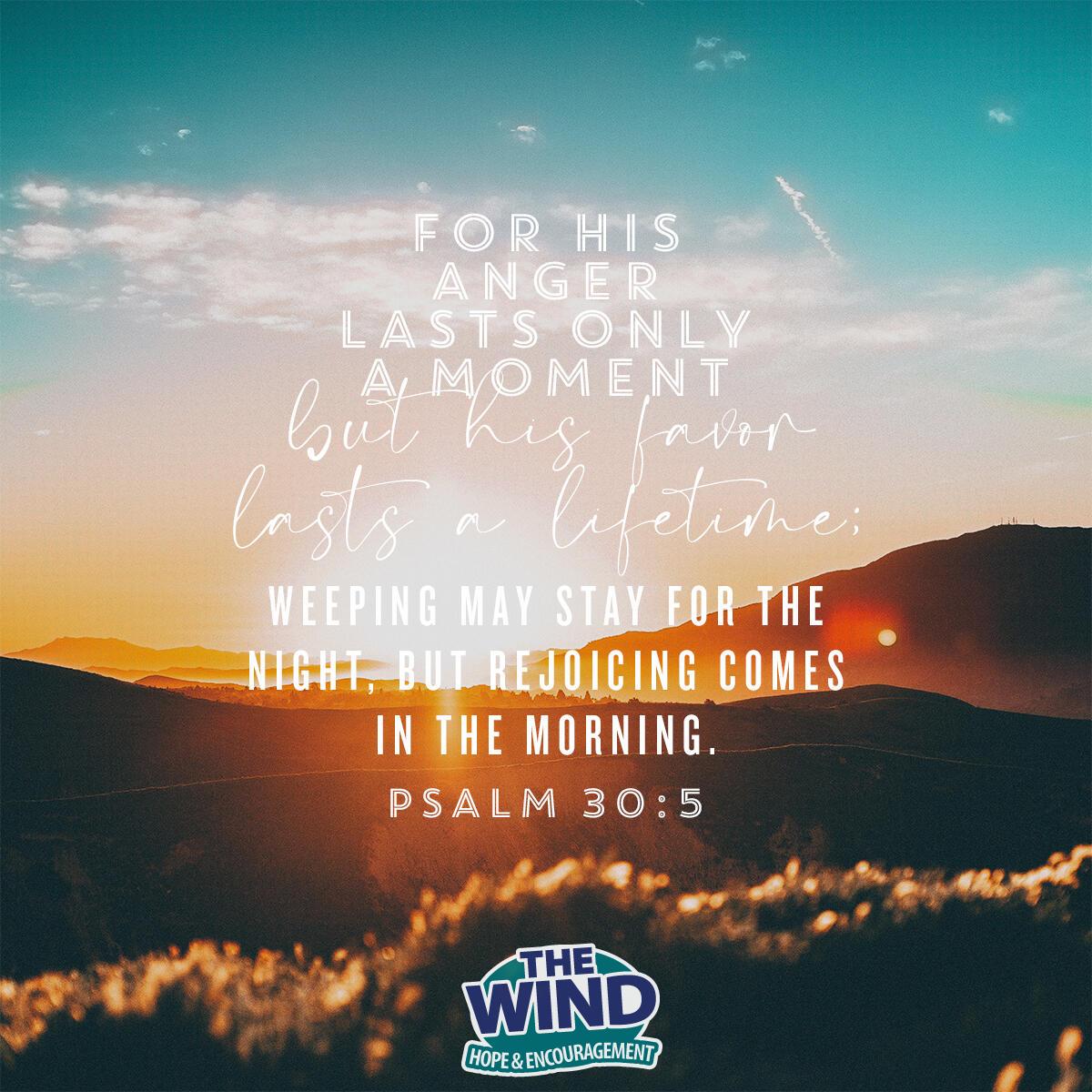 Psalm 30:5 - Verse of the Day