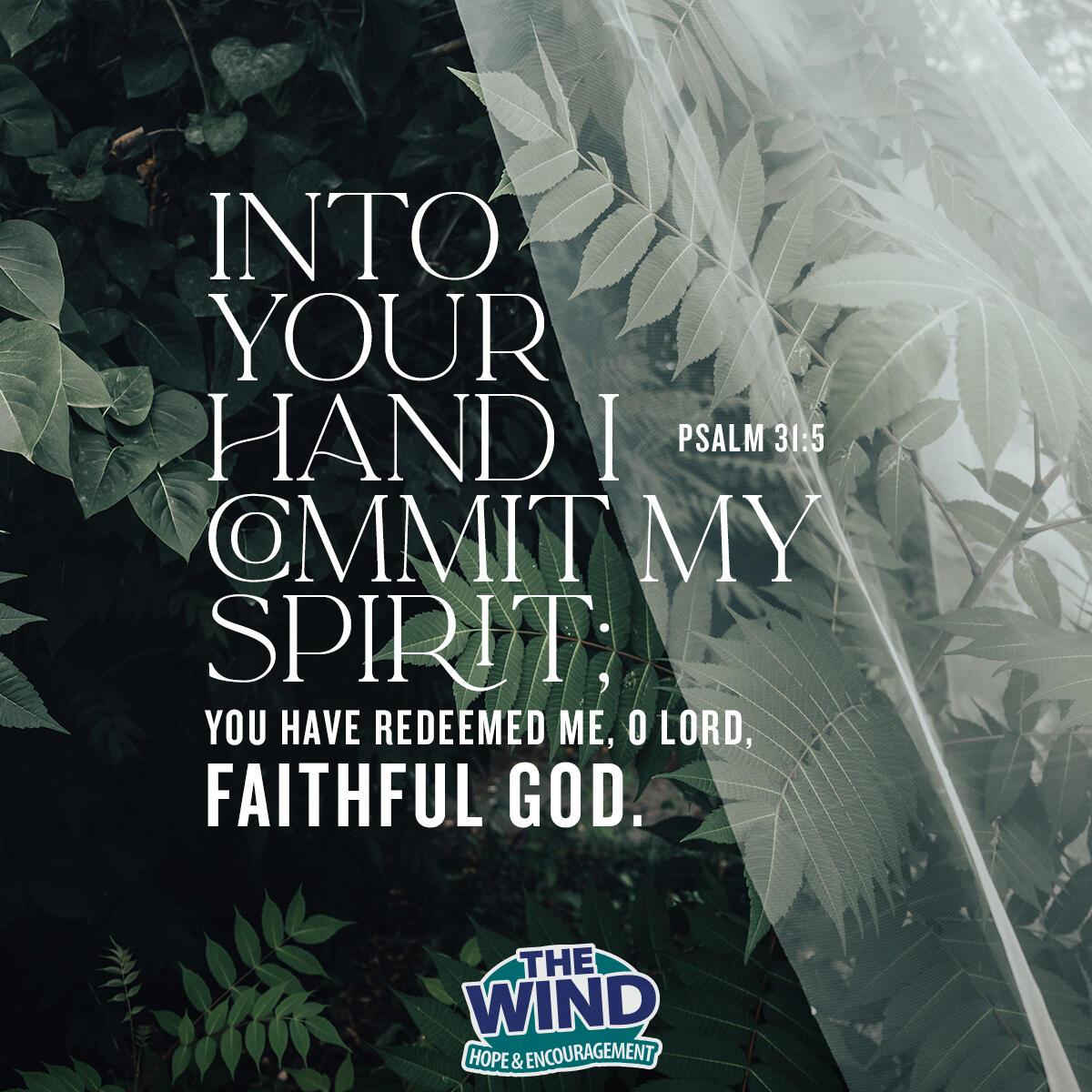 Psalm 31:5 - Verse of the Day