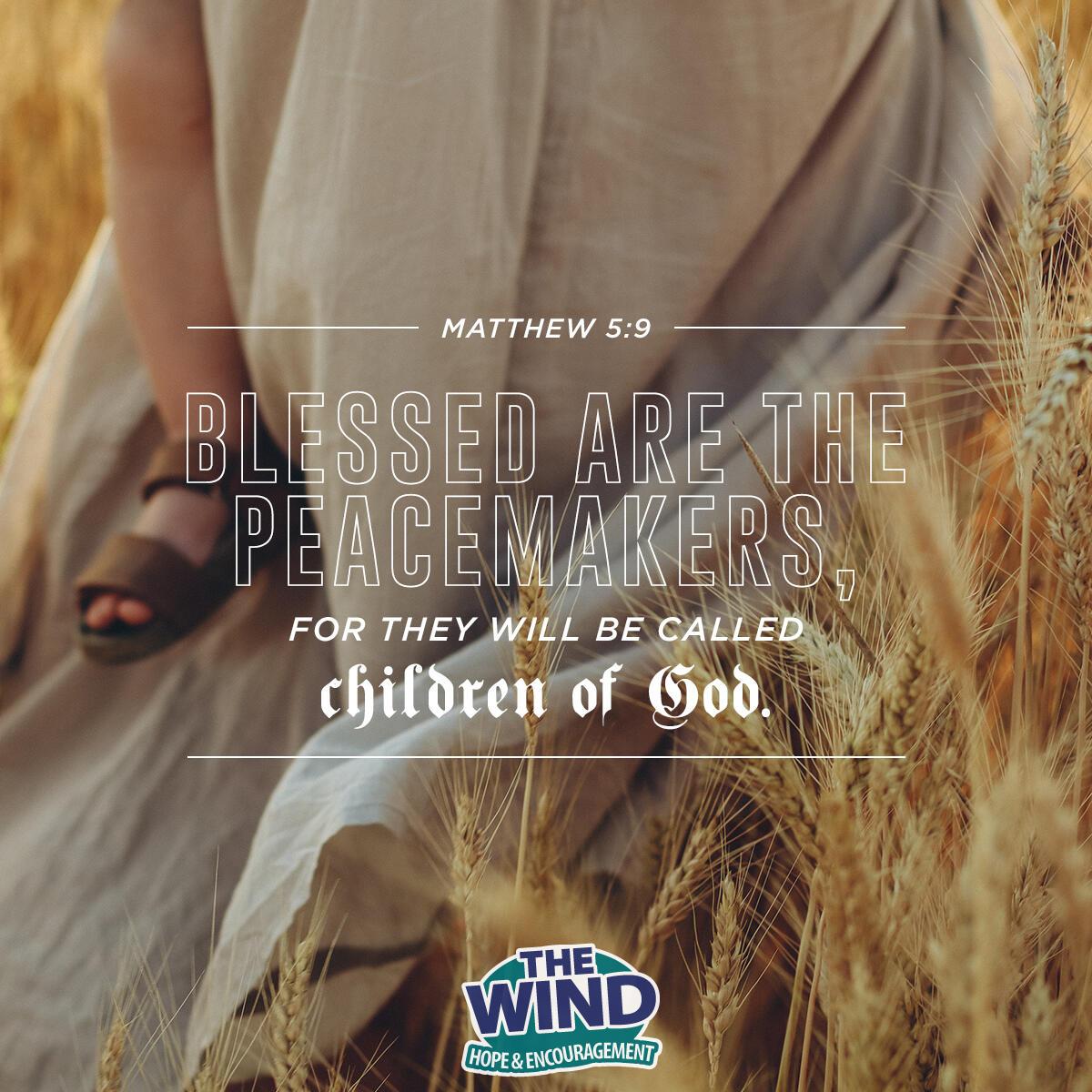 Matthew 5:9 - Verse of the Day