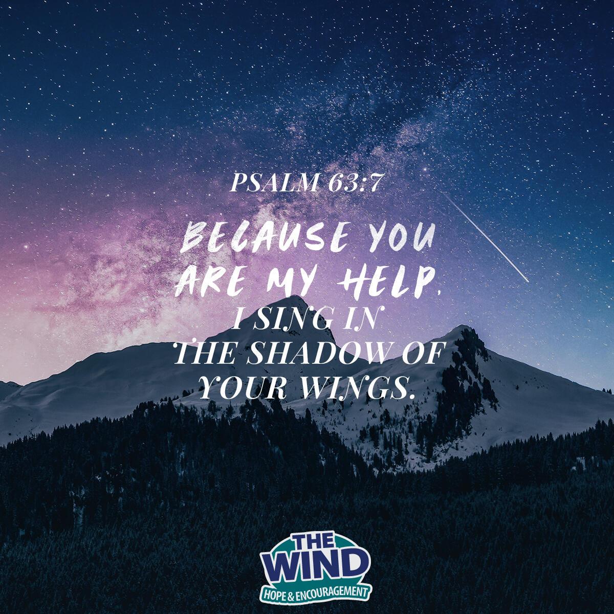 Psalm 63:7 - Verse of the Day
