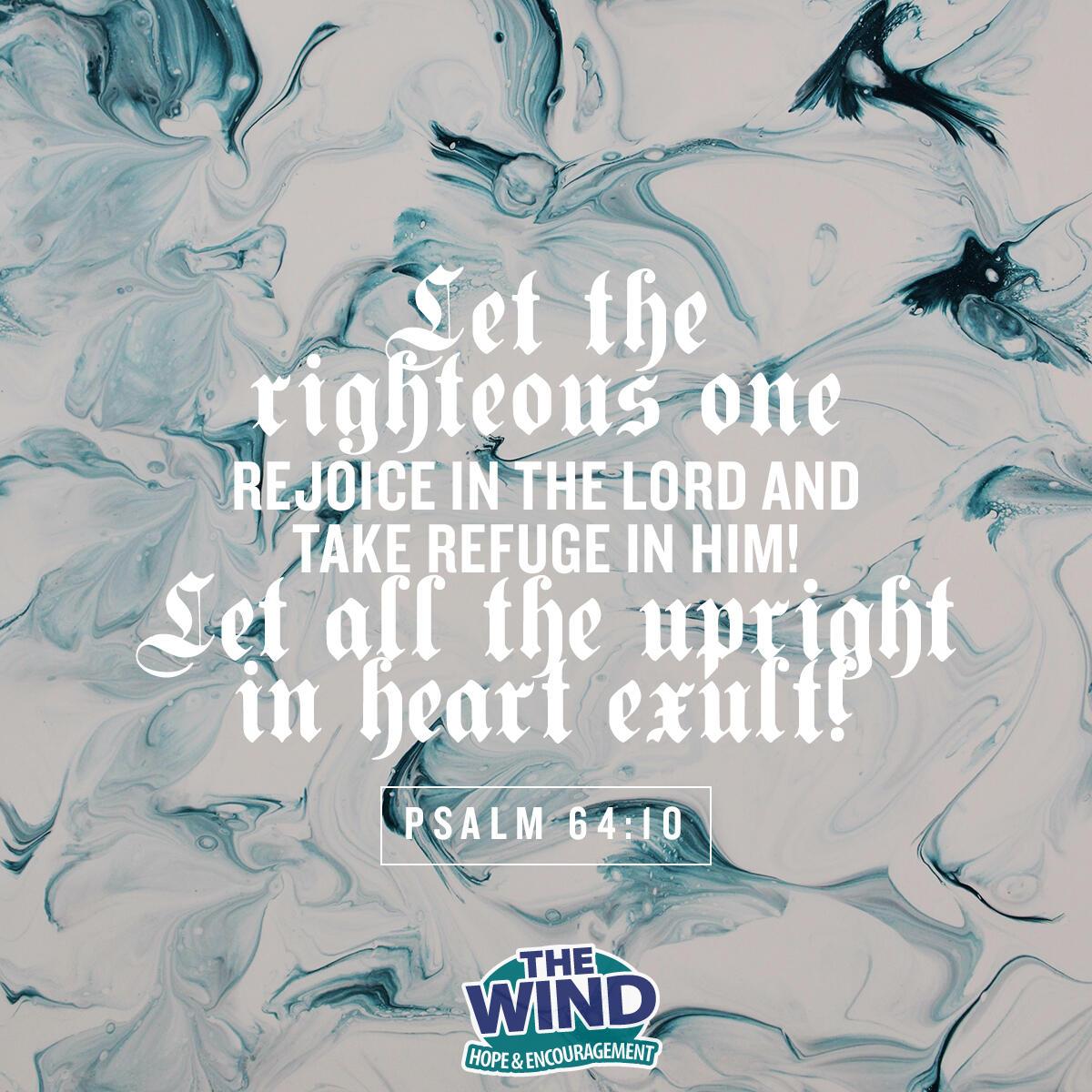 Psalm 64:10 - Verse of the Day