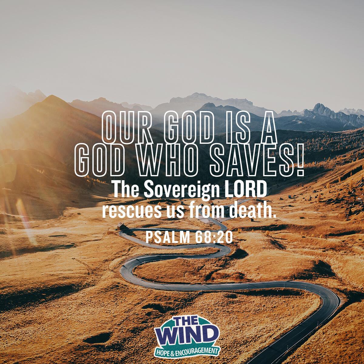 Psalm 68:20 - Verse of the Day
