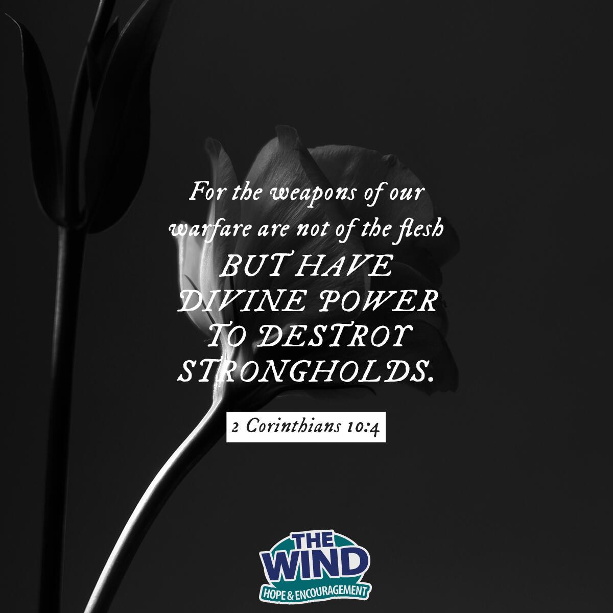 2 Corinthians 10:4 - Verse of the Day