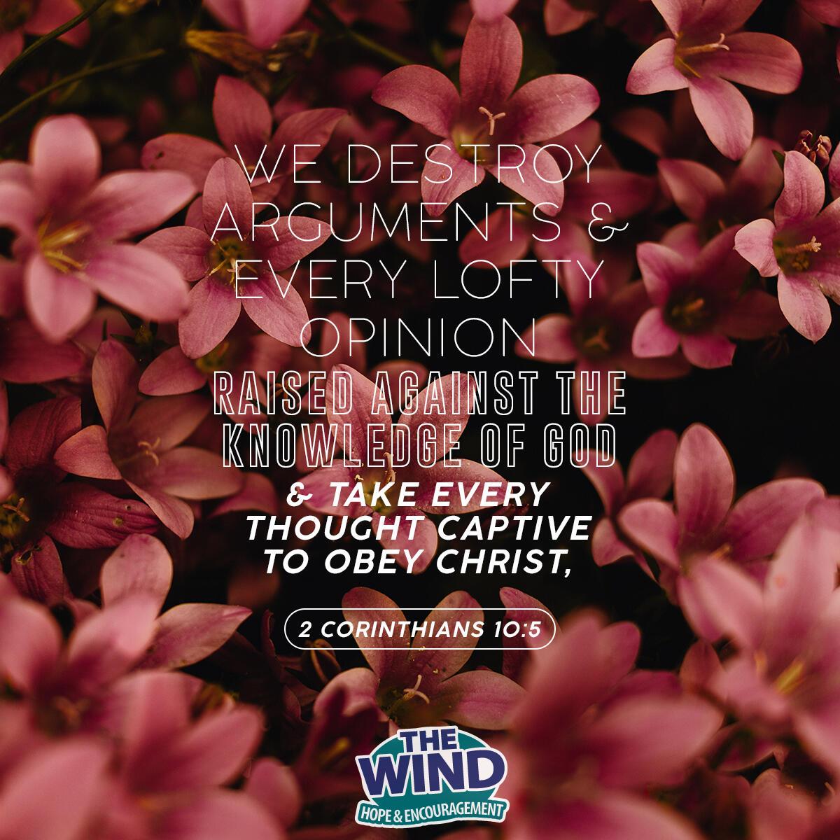 2 Corinthians 10:5 - Verse of the Day