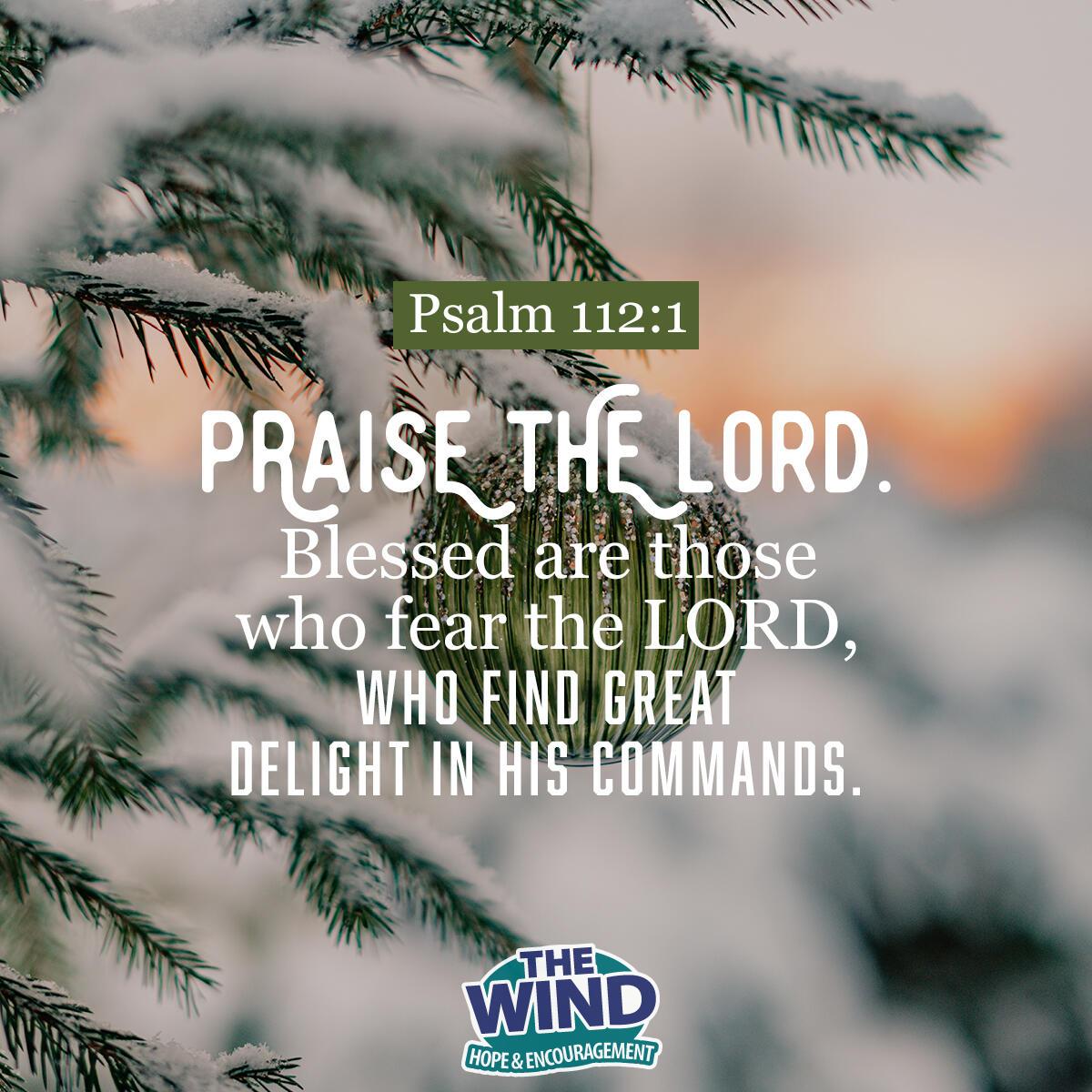 Psalm 112:1 - Verse of the Day