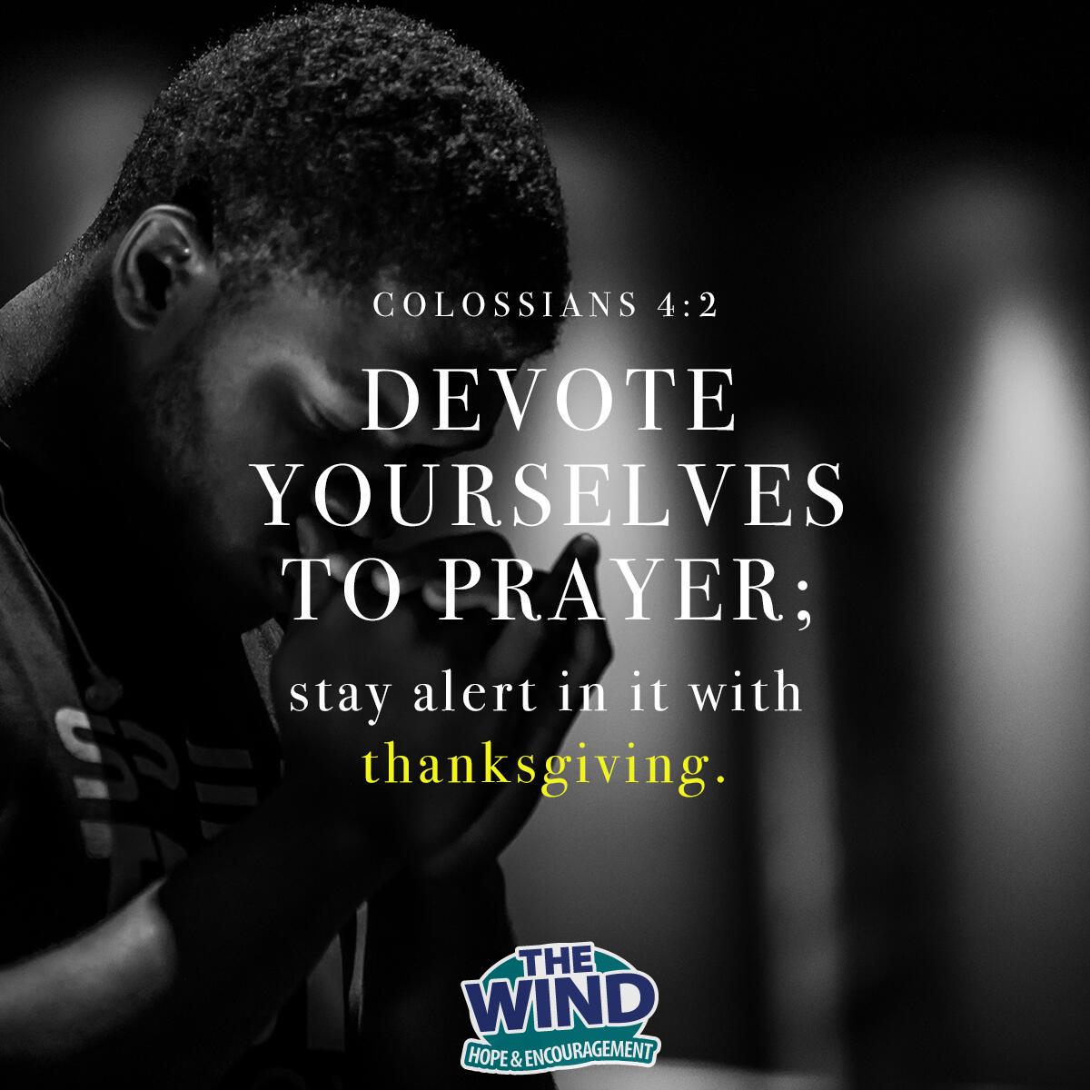 Colossians 4:2 - Verse of the Day